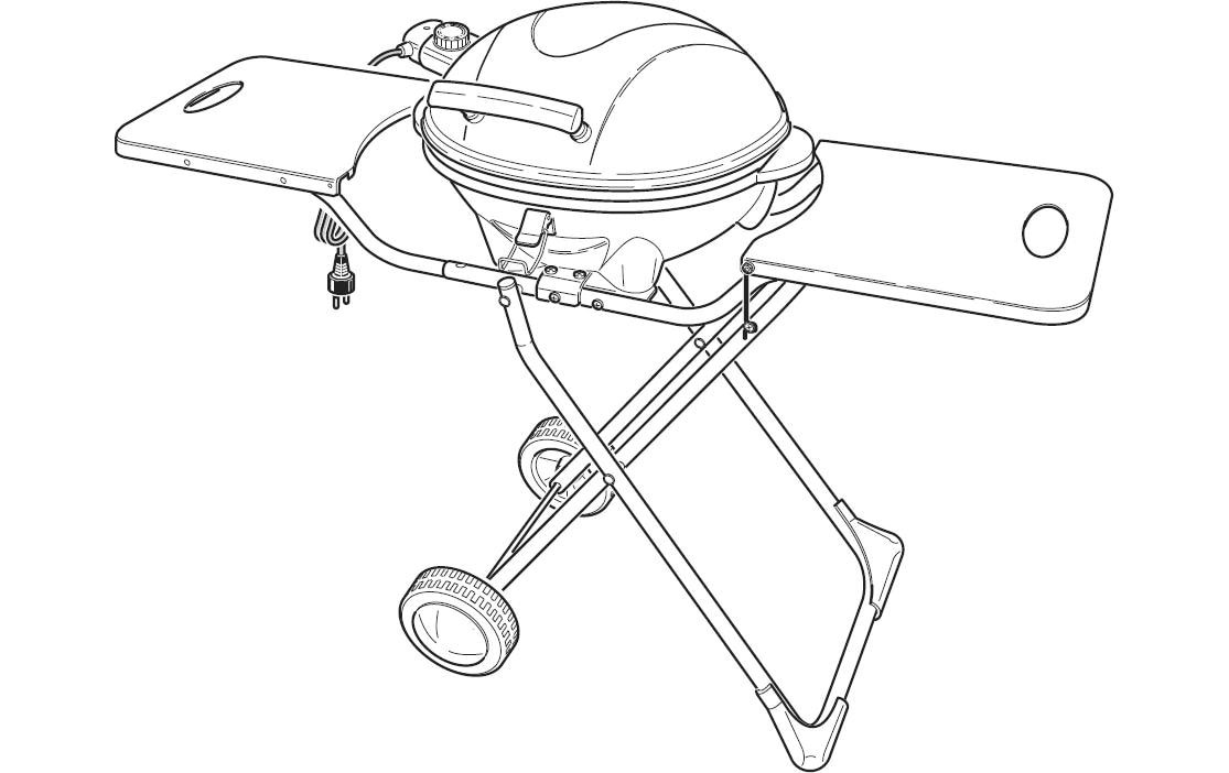 ohmex Elektro-Standgrill »OHM-GRIL-3660« 2400 W