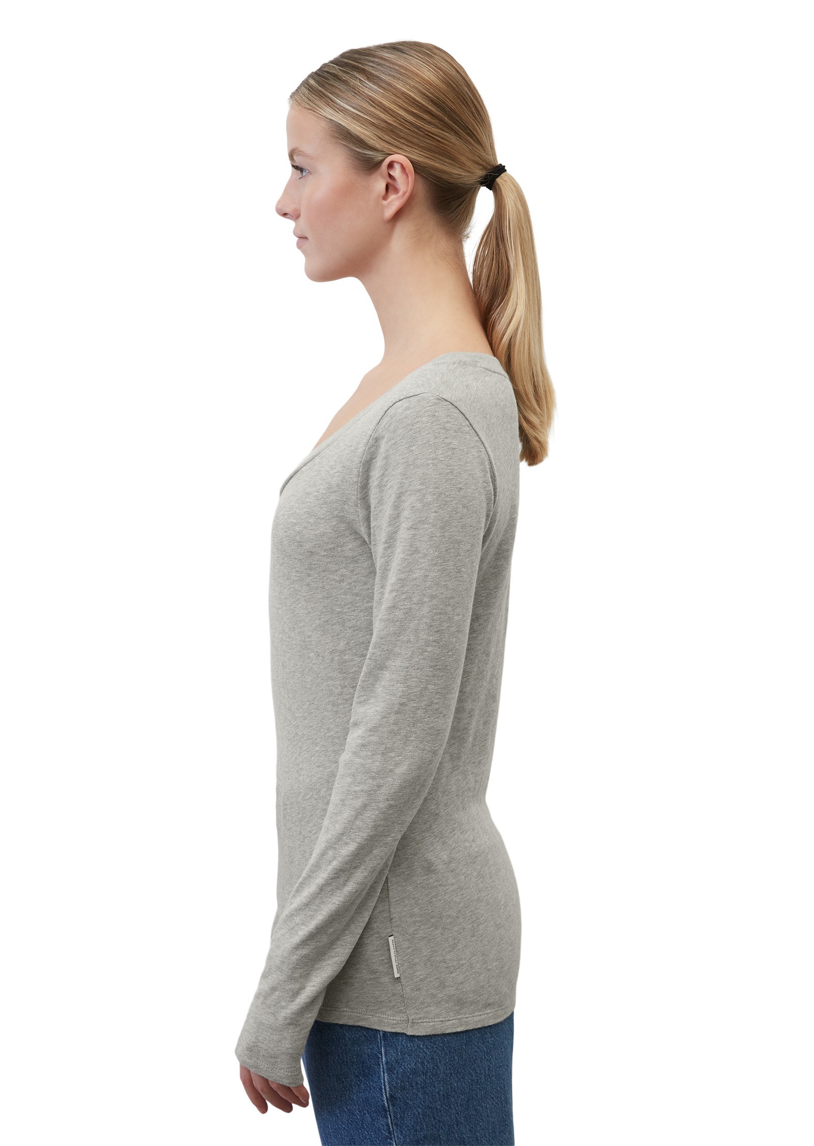 Marc O'Polo DENIM Langarmshirt »aus Heavy Cosy Slub Jersey«