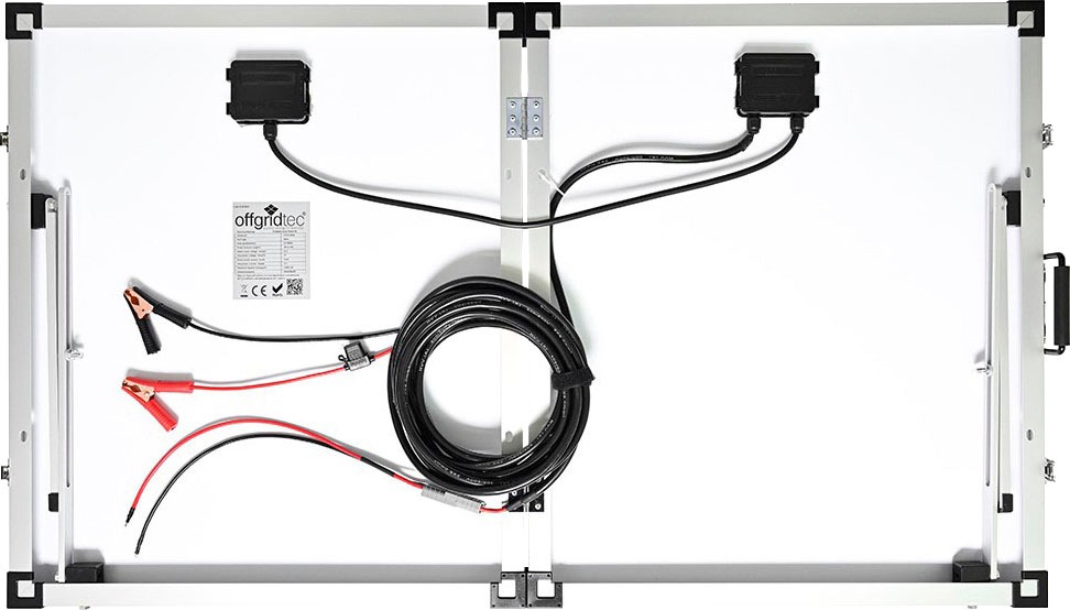 offgridtec Solarmodul »BMS200 Solarkoffer 200W 12V«, robust und wasserabweisendes Polyamid-Gewebe