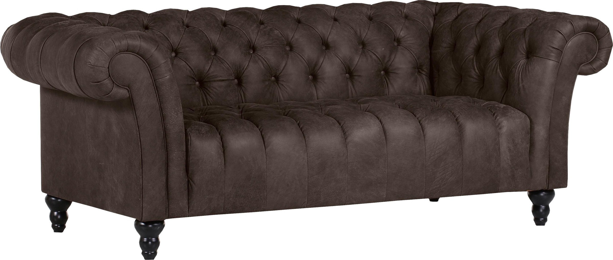 Gutmann Factory 3-Sitzer "Amazonas, Sofa mit Anilinleder-Bezug, Breite 230 cm" Sitzpolsterung: formstabiler Polyätherschaum auf Wellenunterfederung