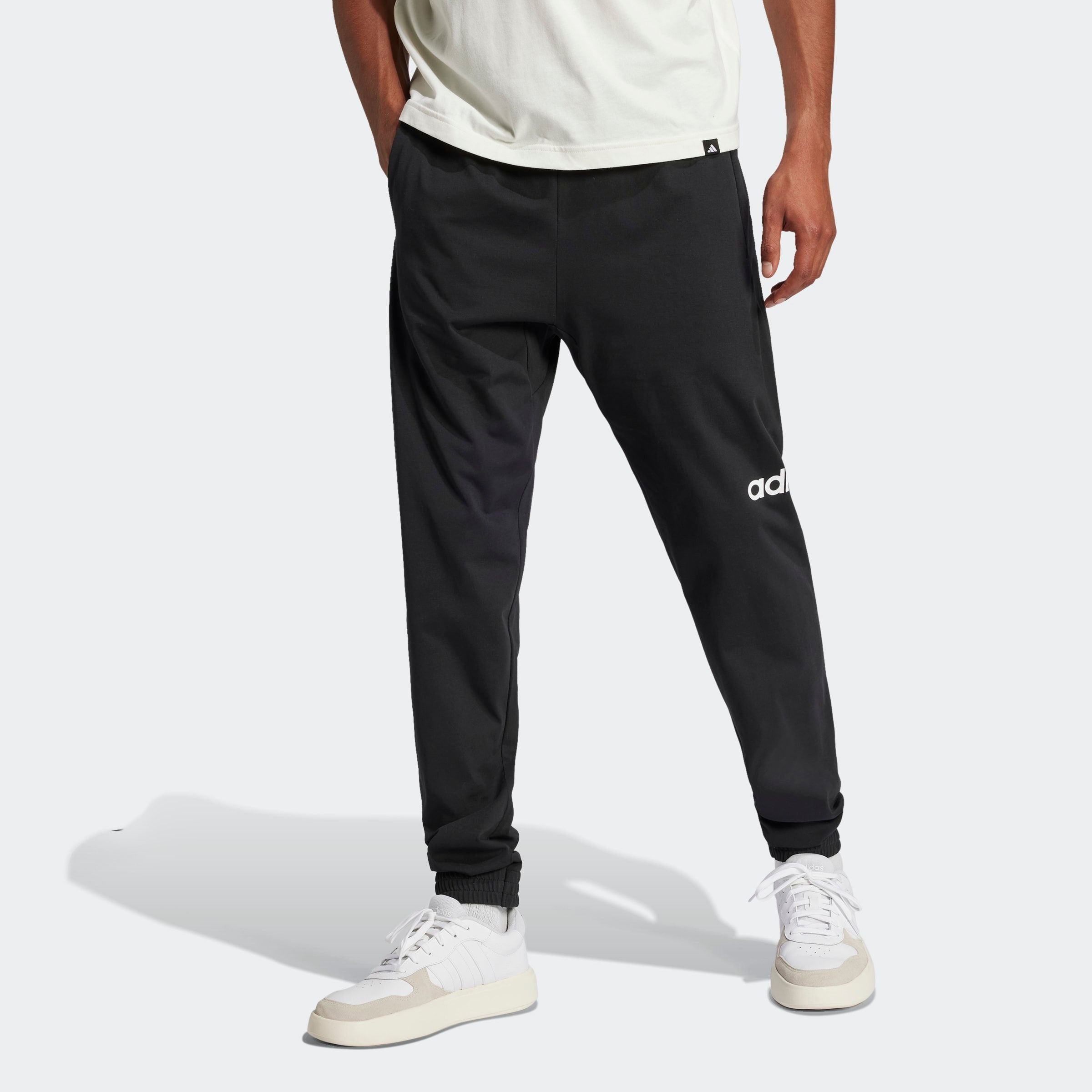 adidas Sportswear Sporthose "ESSENTIALS LINEAR SINGLE JERSEY" günstig online kaufen