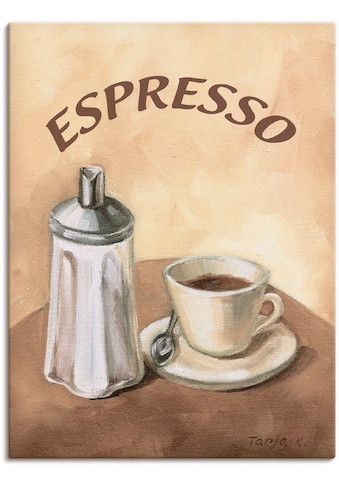 Artland Paveikslas »Espresso II« Getränke (1 S...