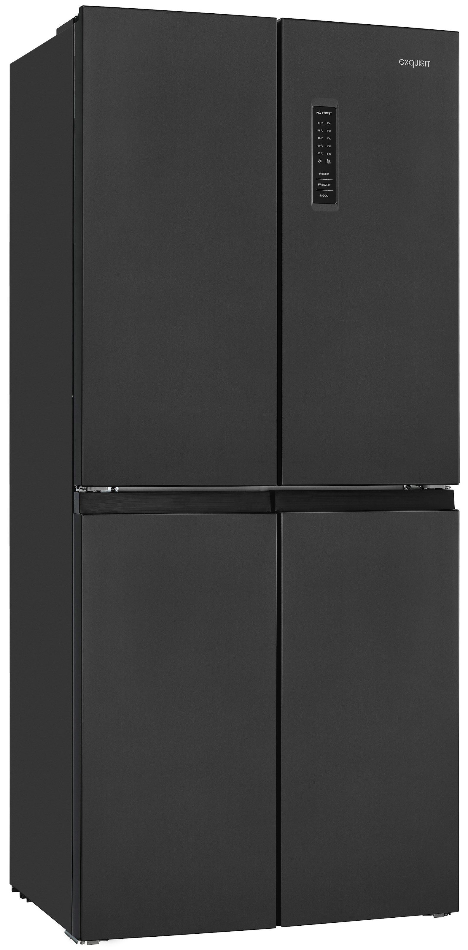 exquisit Multi Door "MD365-125-040D inoxlook-az" 180 cm hoch 79 cm breit Ke günstig online kaufen