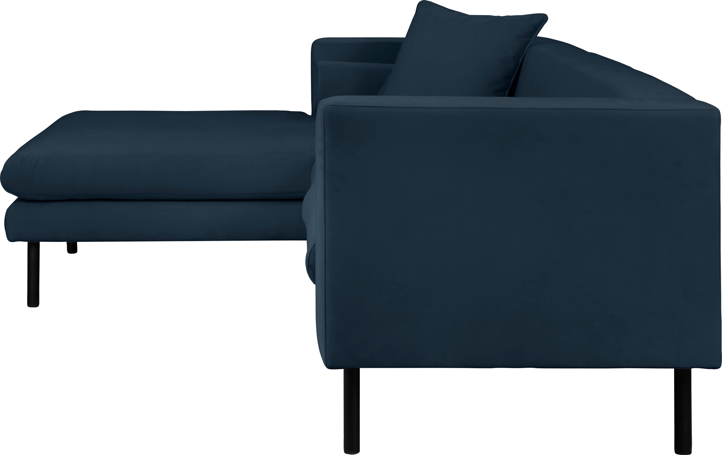 Guido Maria Kretschmer Home&Living Ecksofa »Lillibeth L-Form Designsofa, Maße B/T/H: 240/173/83 cm«, Zierkissen als Wendekissen, in Samtoptik oder Cord