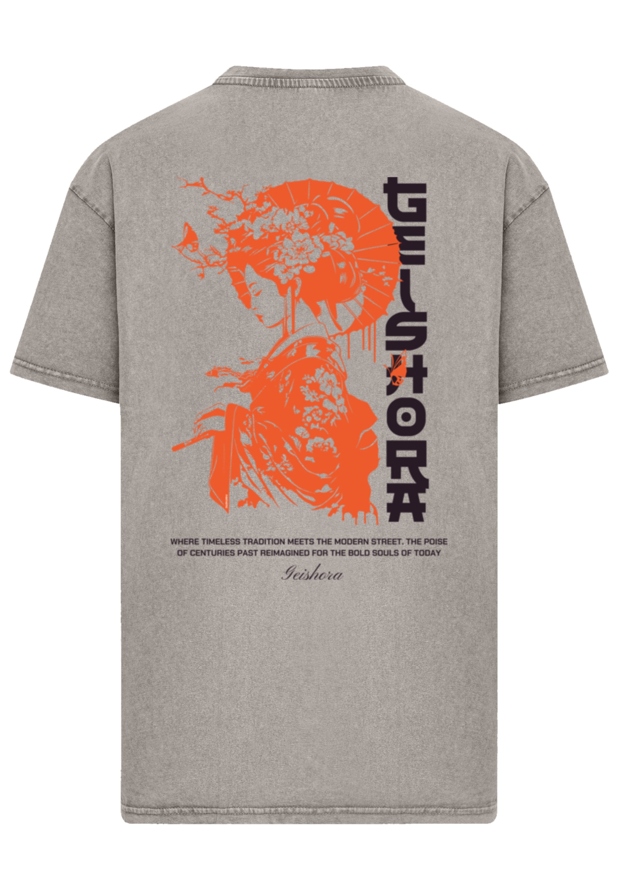 F4NT4STIC T-Shirt »Geishora Oversize Japan Streetstyle«, Japan Streetwear Styles