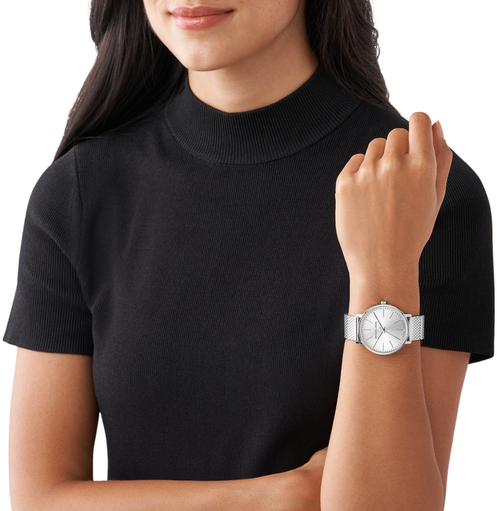 MICHAEL KORS Quarzuhr »PYPER«, Armbanduhr, Damenuhr, Edelstahlarmband