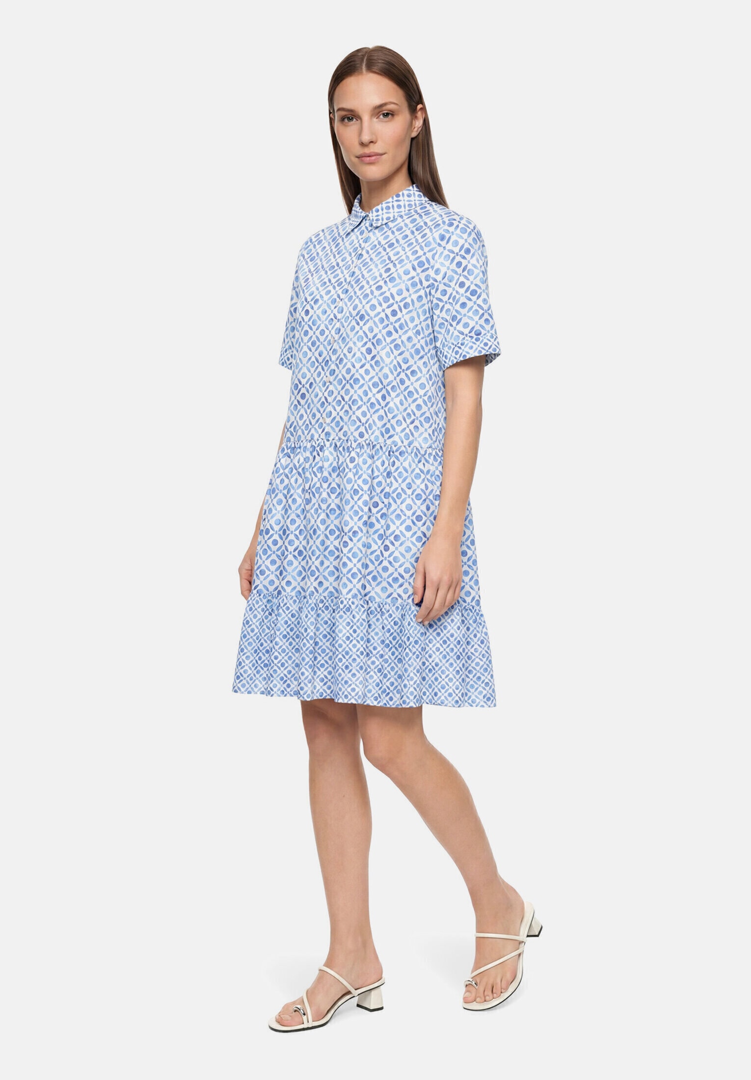 Cartoon Blusenkleid "Damen mit Muster" Ohne Tasche