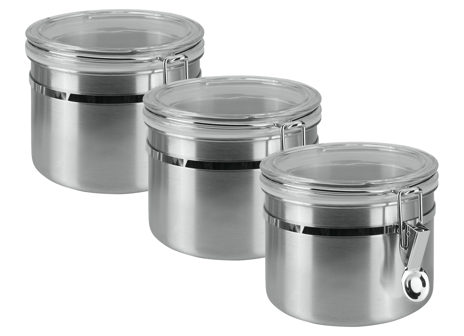 Metaltex Vorratsdose 3 Stk. tlg. Inox-Verschluss günstig online kaufen