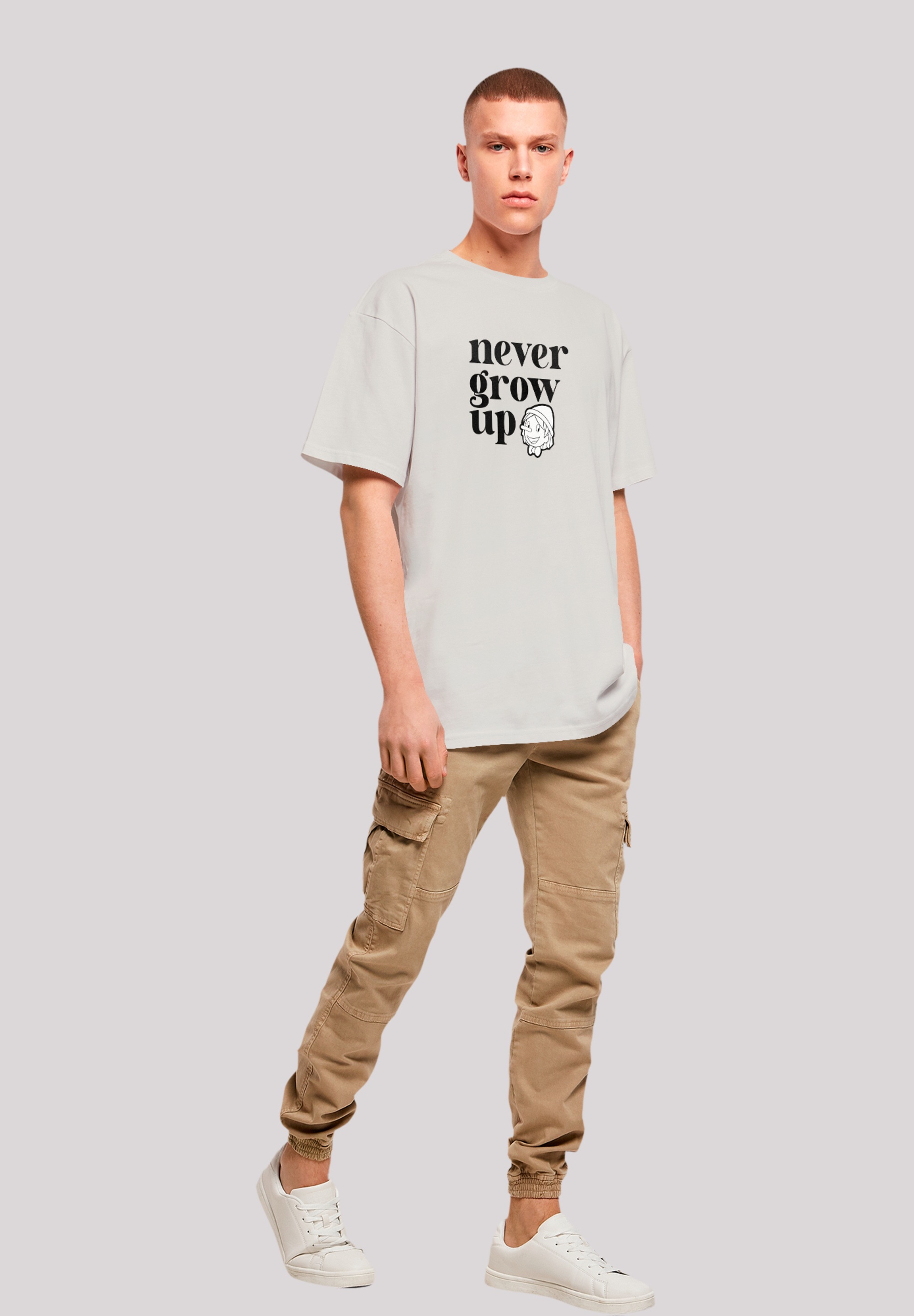 F4NT4STIC T-Shirt »Heroes of Childhood Pinocchio Never Grow Up«, Retro, Heroes of Childhood, TV Serie