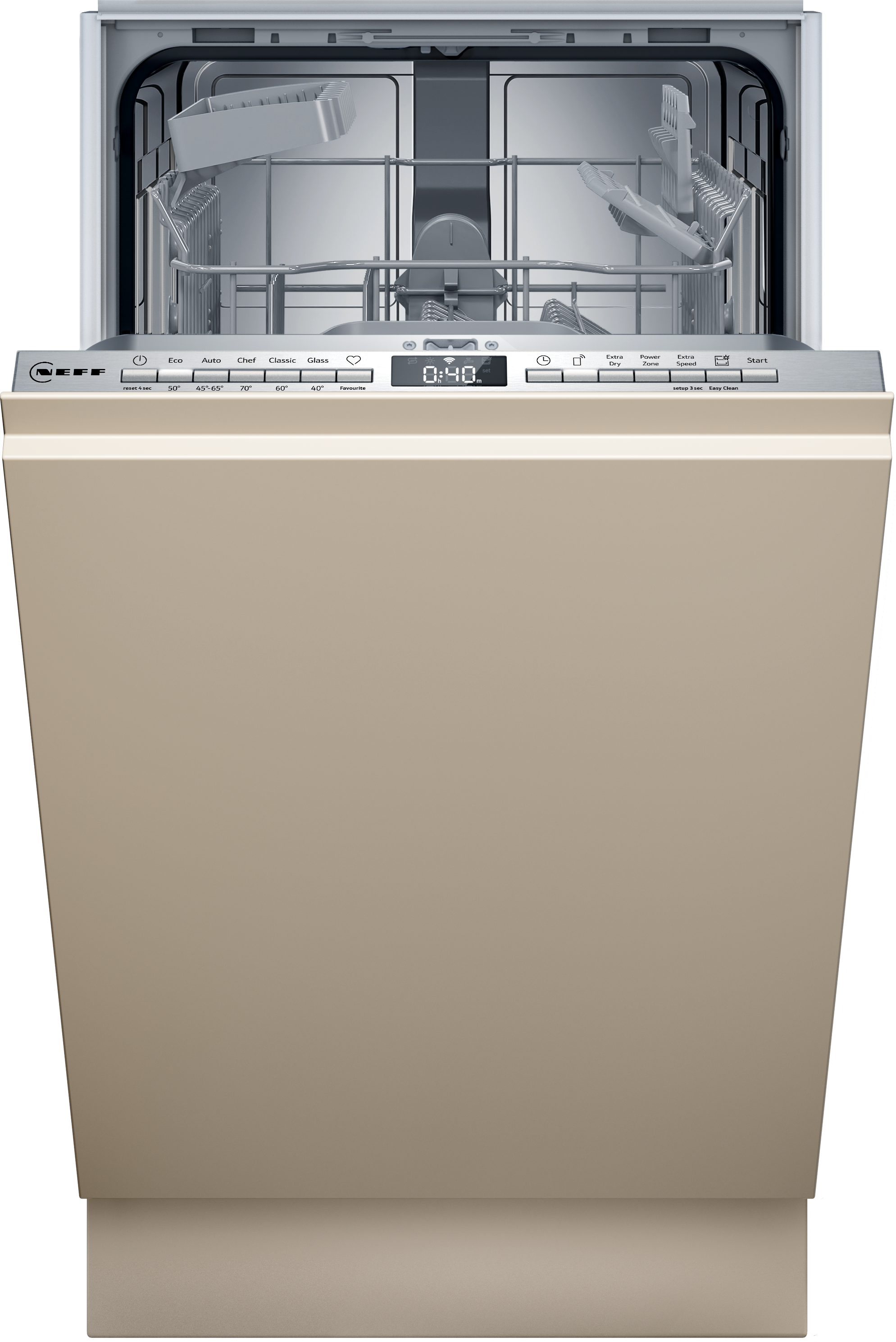 NEFF vollintegrierbarer Geschirrspüler »S855EKX33E«, 10 Maßgedecke, mit Rack Matic