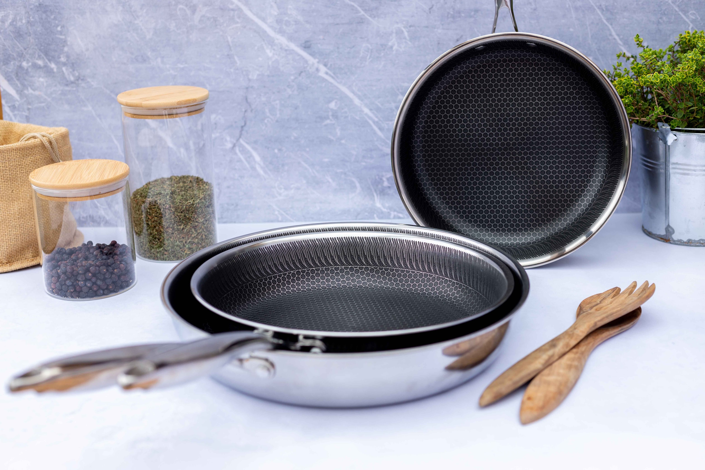 MÄSER Crêpepfanne »Hestia« Edelstahl 18/10 Set, 1 Stk. tlg.