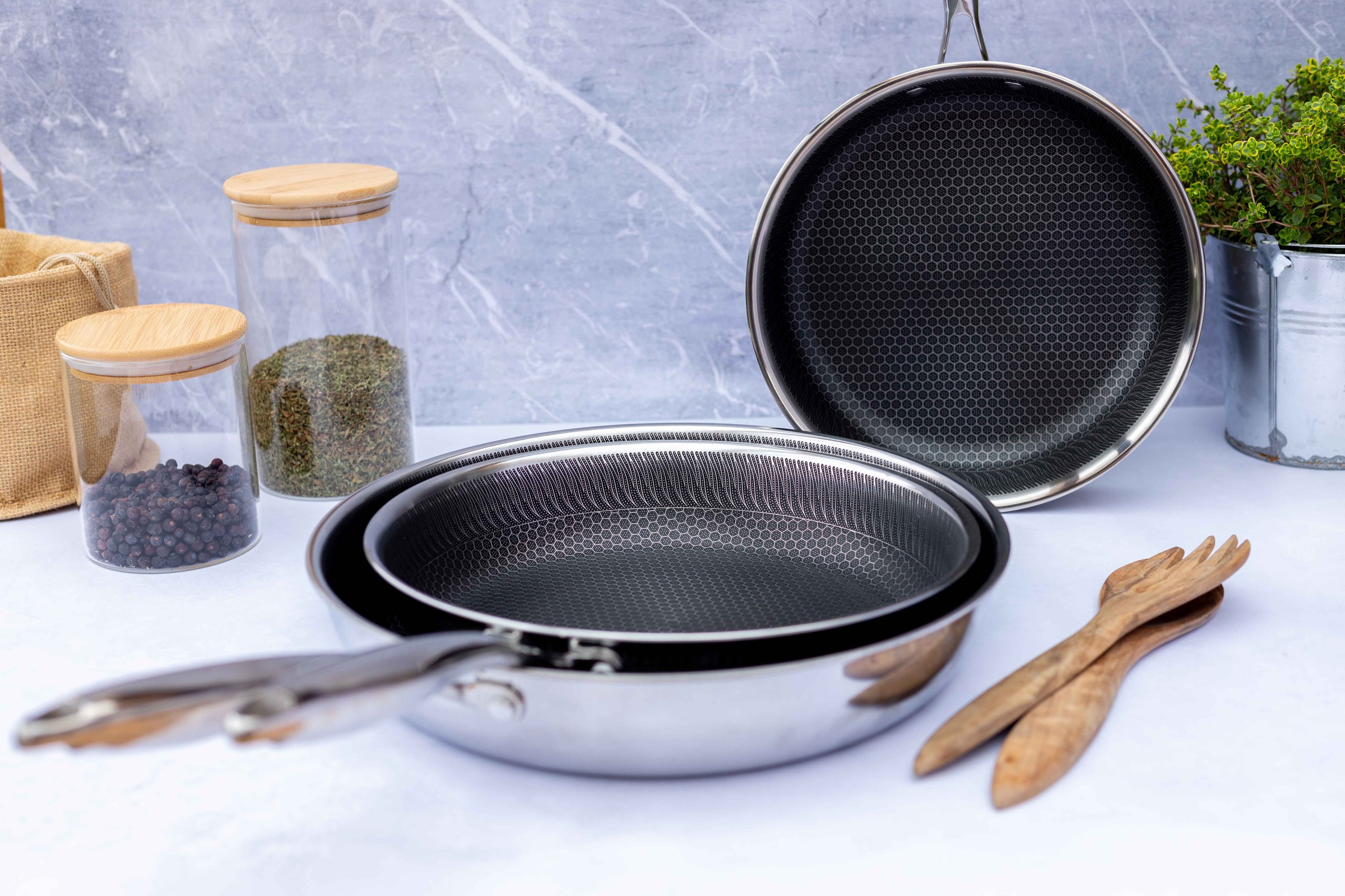 MÄSER Crêpepfanne "Hestia" Edelstahl 18/10 Set, 1 Stk. tlg. günstig online kaufen