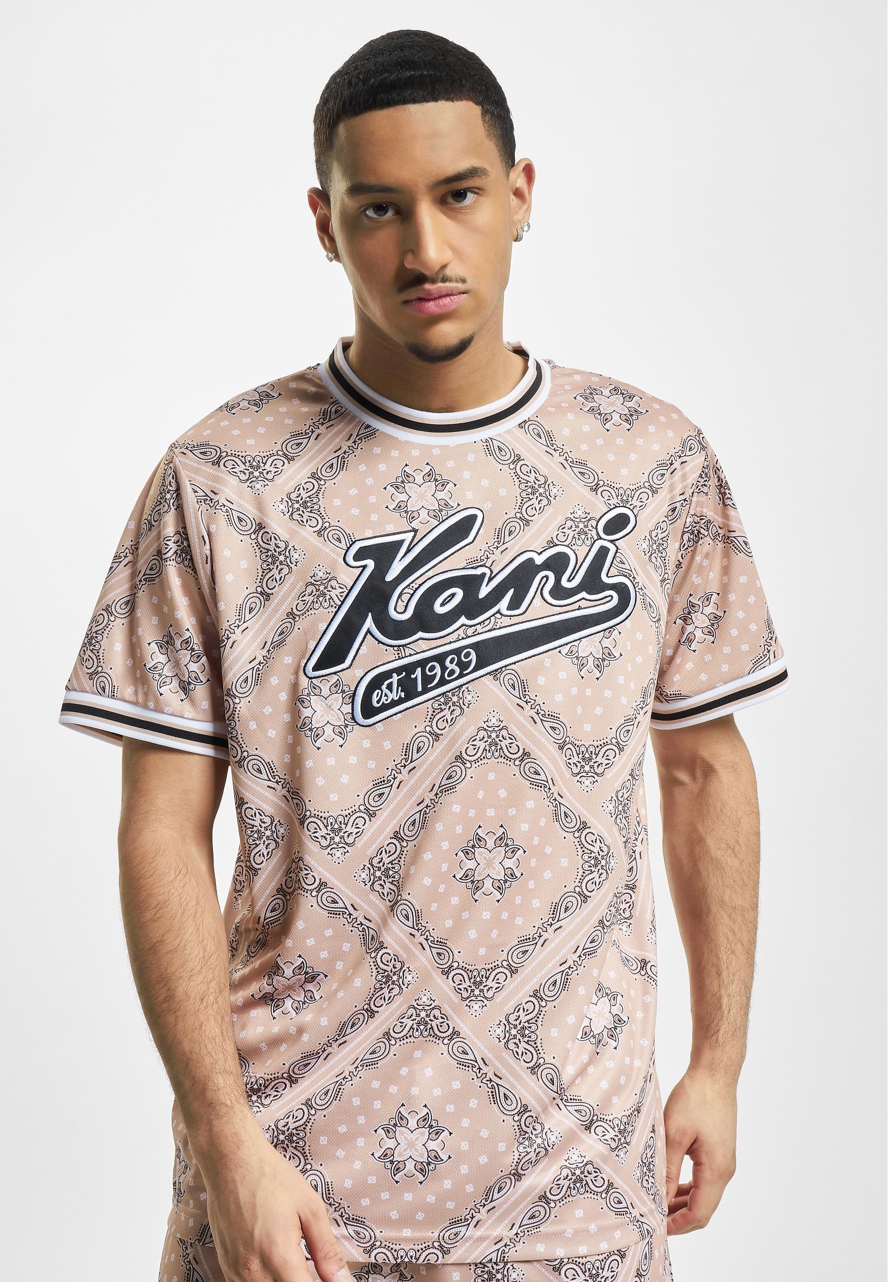 Karl Kani T-Shirt »Karl Kani Herren KM232-008-2 KK Varsity Paisley Mesh Tee«, (1 tlg.)