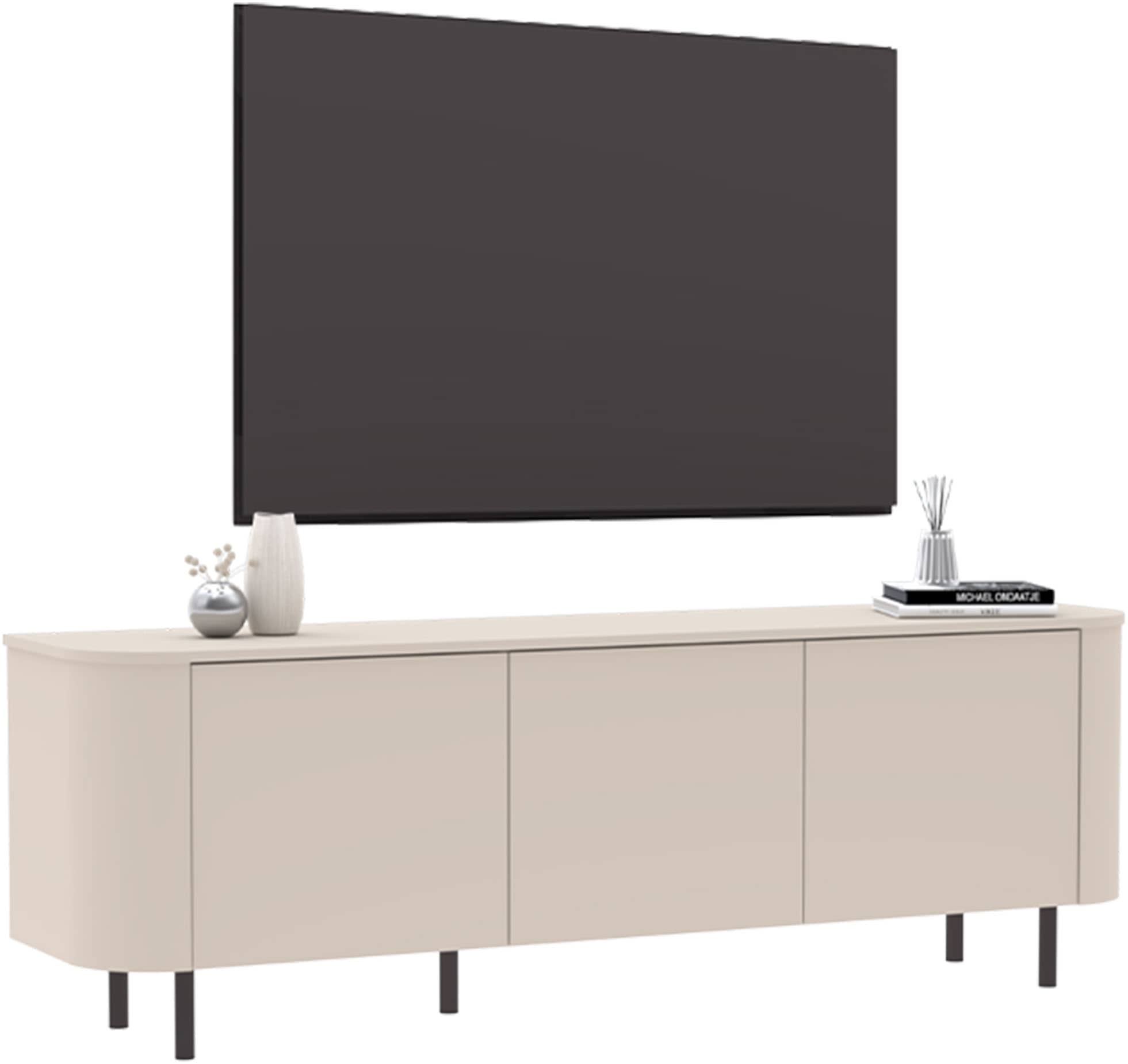 INOSIGN Lowboard "Lido, 181 cm breit, 3 Türen, TV-Schrank, TV-Kommode, Medi günstig online kaufen