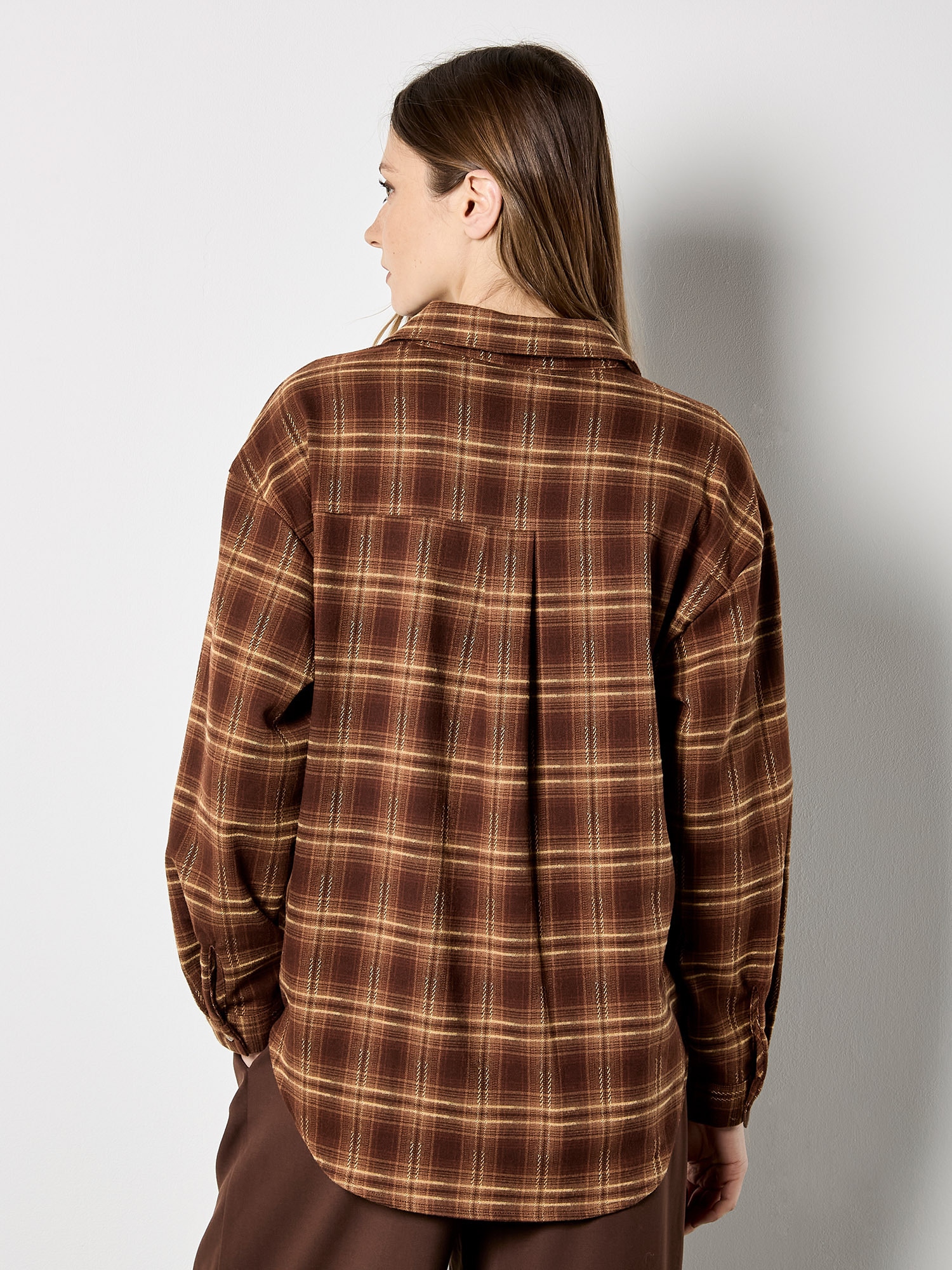 Apricot Karobluse »Apricot Seil-Detail-Boyfriend-Hemd«