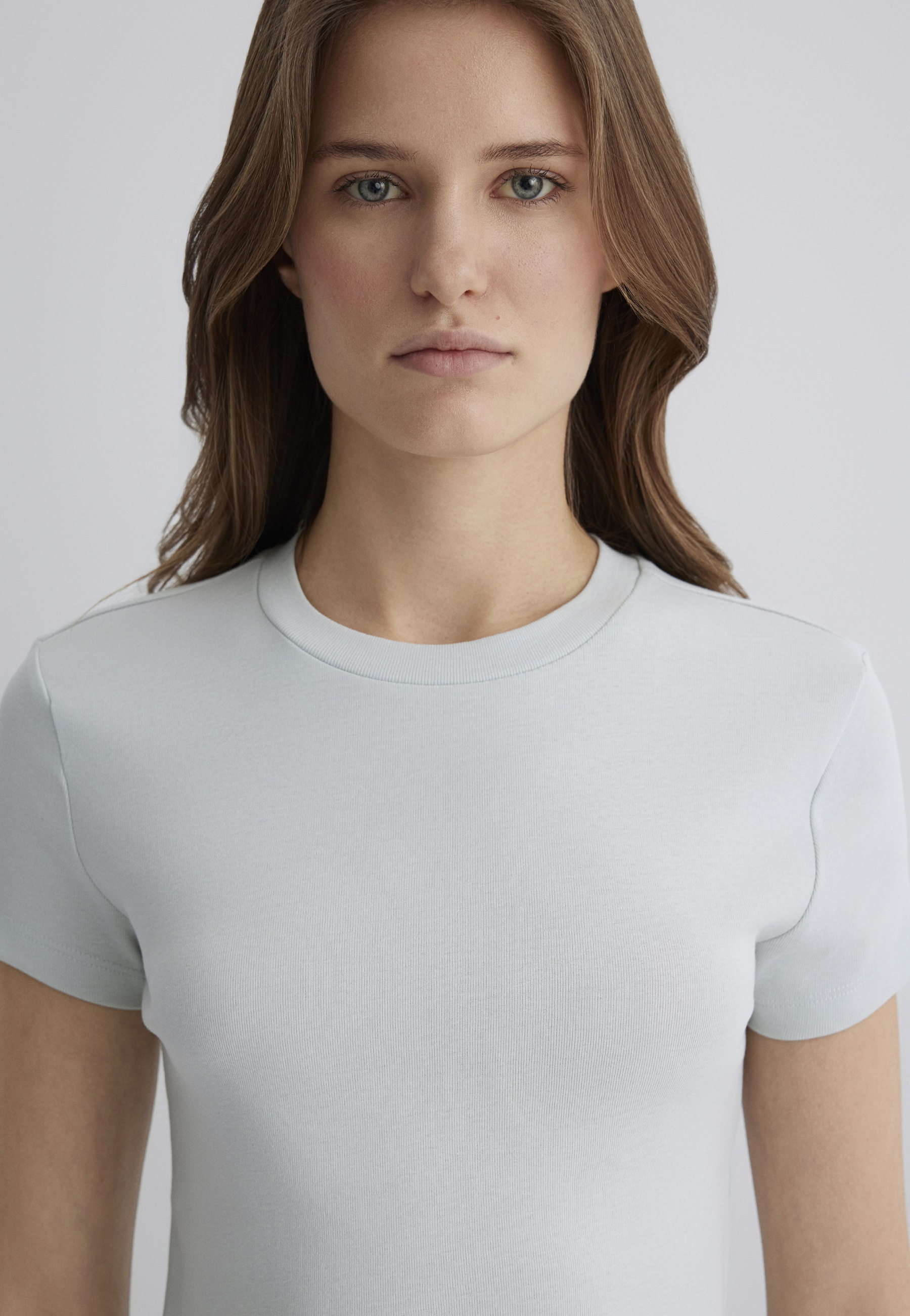 Mavi T-Shirt »CREW NECK BASIC TEE«, Top verkürzt