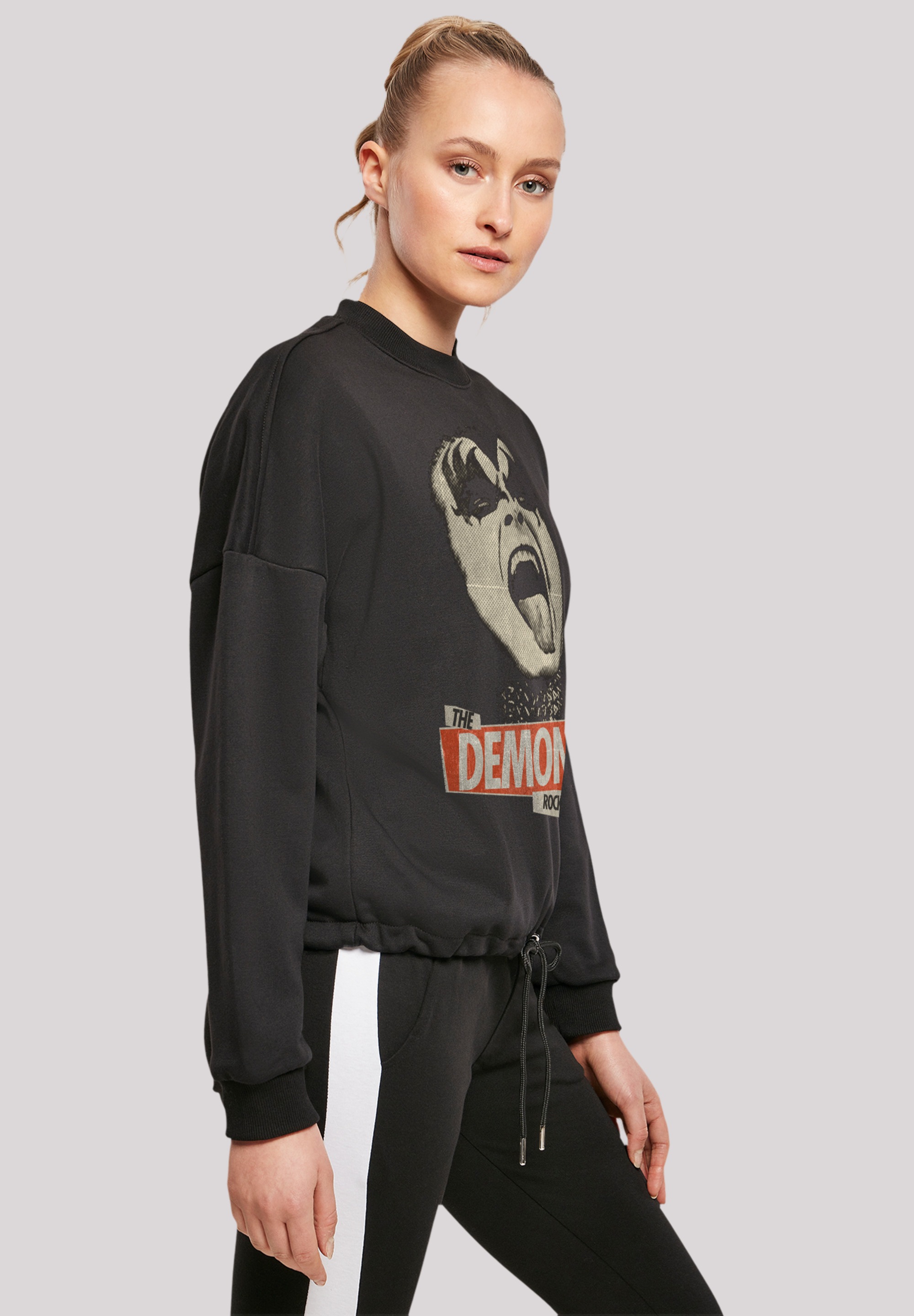 F4NT4STIC Sweatshirt »Kiss Demon Rock«, Premium Qualität