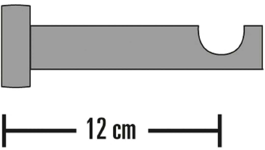 (1 Gardinenstangen Ø | 25 mm«, WOHNEN offen mm für BAUR Auflageträger SCHÖNER Serie Mira LAMINAT »Träger Ø St.), Set 25