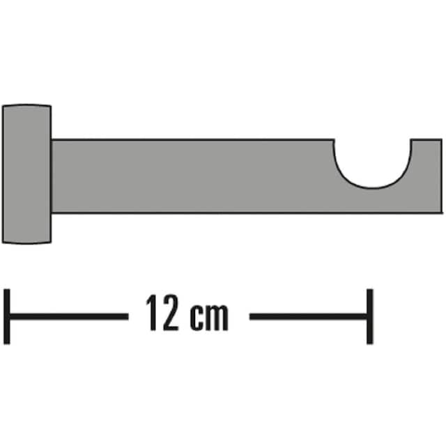 SCHÖNER WOHNEN LAMINAT Auflageträger »Träger offen für Ø 25 mm«, (1 St.), Serie  Gardinenstangen Set Mira Ø 25 mm | BAUR