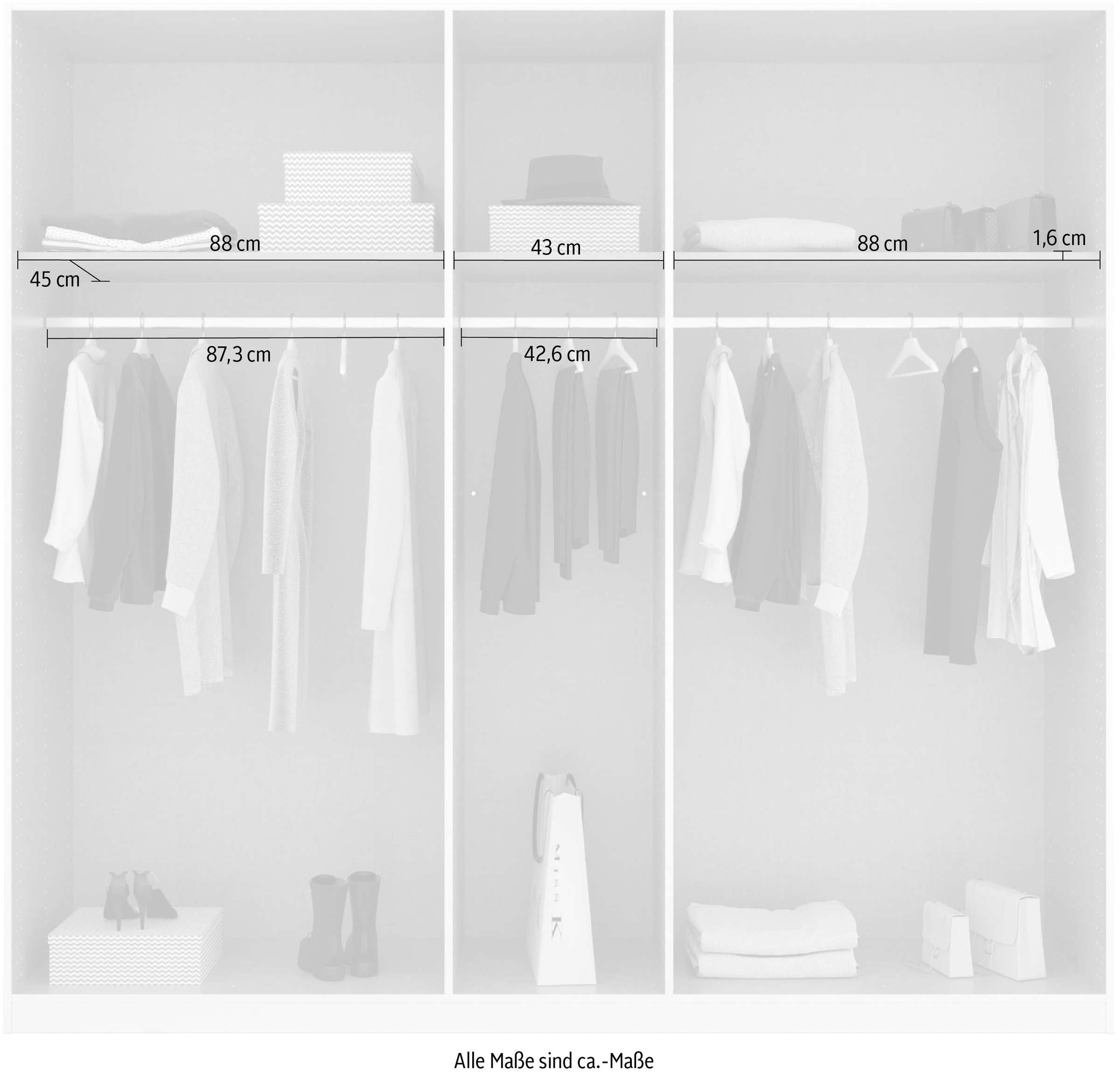 rauch Drehtürenschrank »Pure by Quadra Spin«