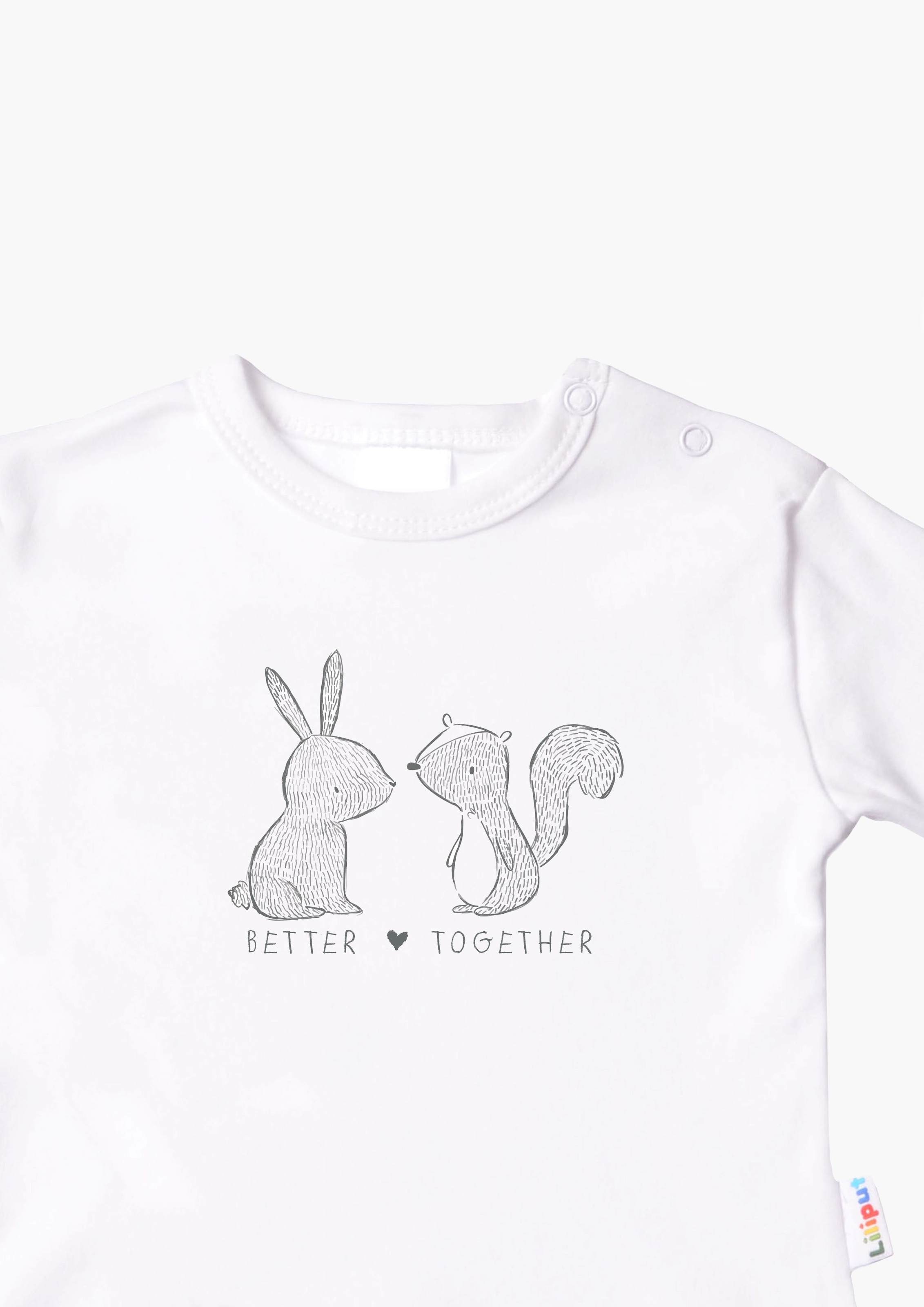 Liliput Langarmshirt »Better Together«, mit Druckknöpfen auf der Schulter  bestellen | BAUR