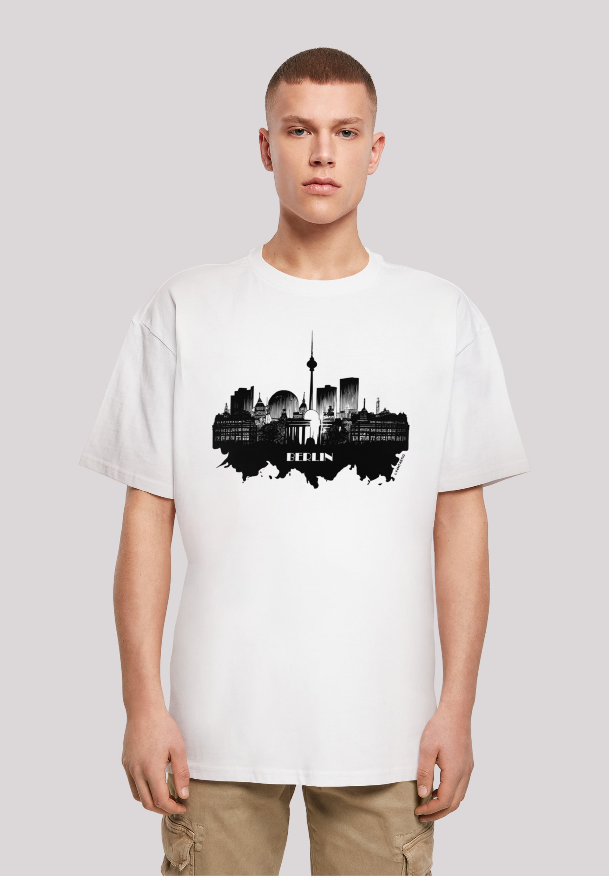 F4NT4STIC T-Shirt "Cities Collection - Berlin skyline", Print