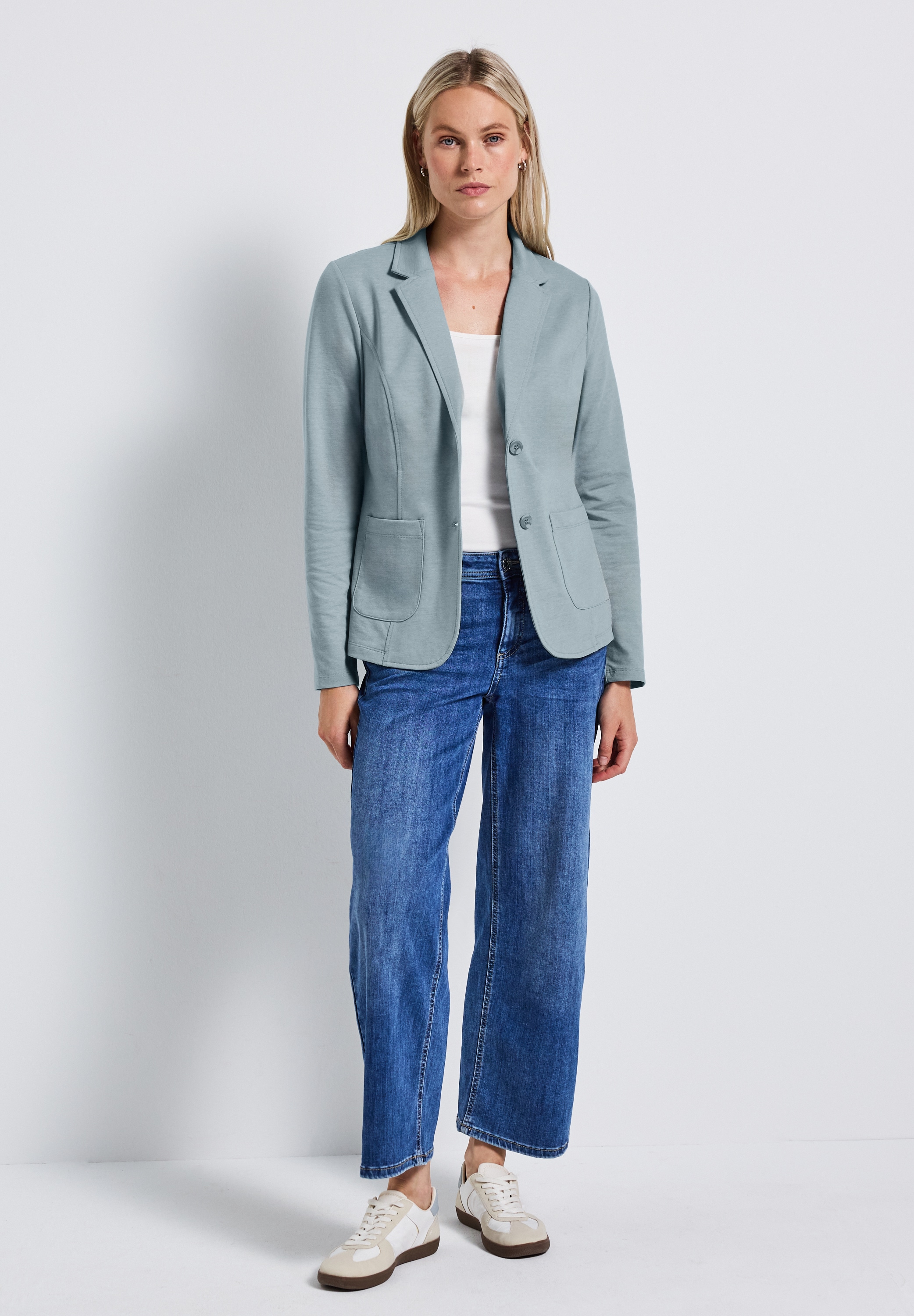 STREET ONE Kurzblazer, aus Baumwolle mit Stretchanteil
