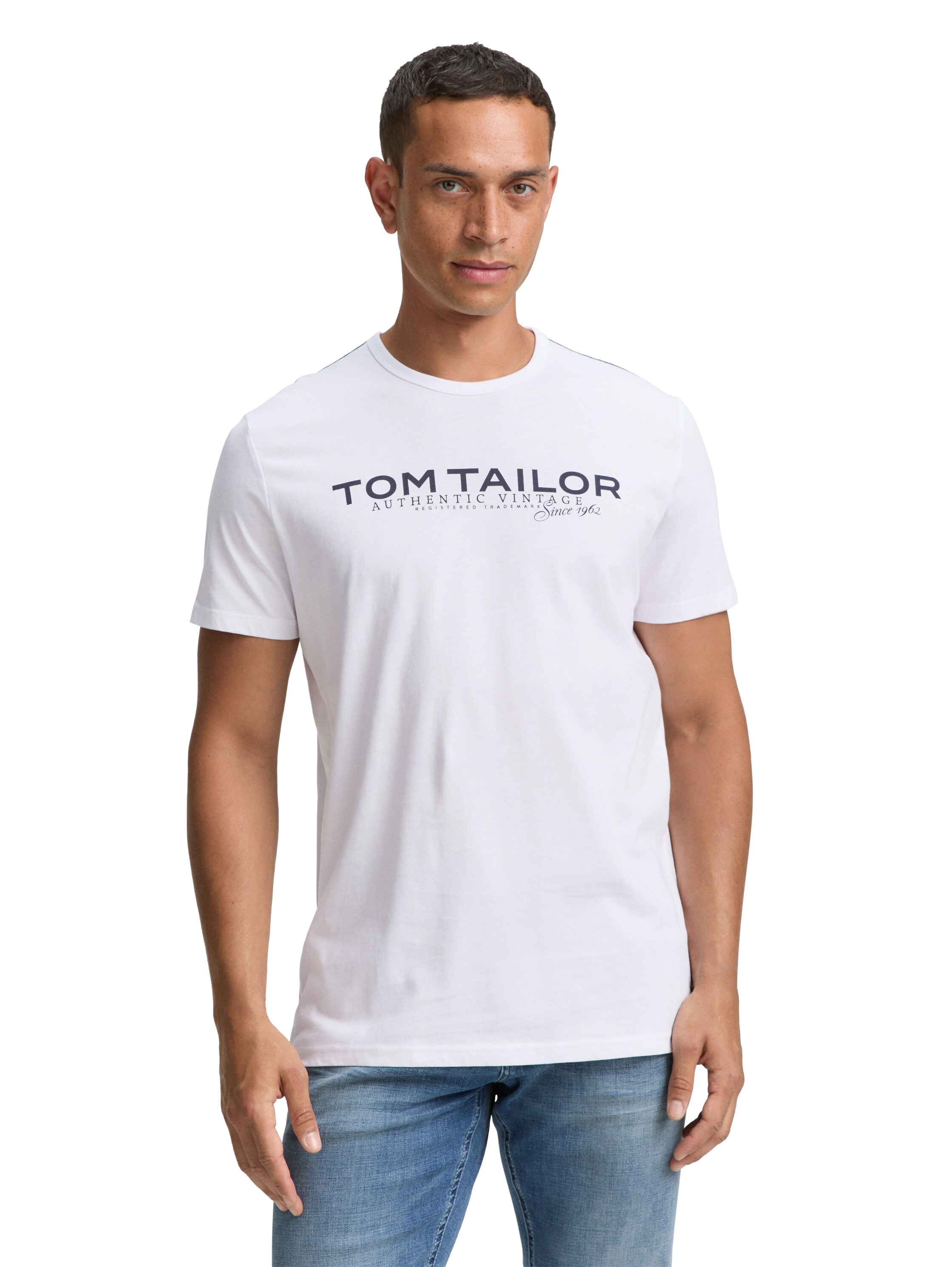 TOM TAILOR Rundhalsshirt, mit Logoprint günstig online kaufen