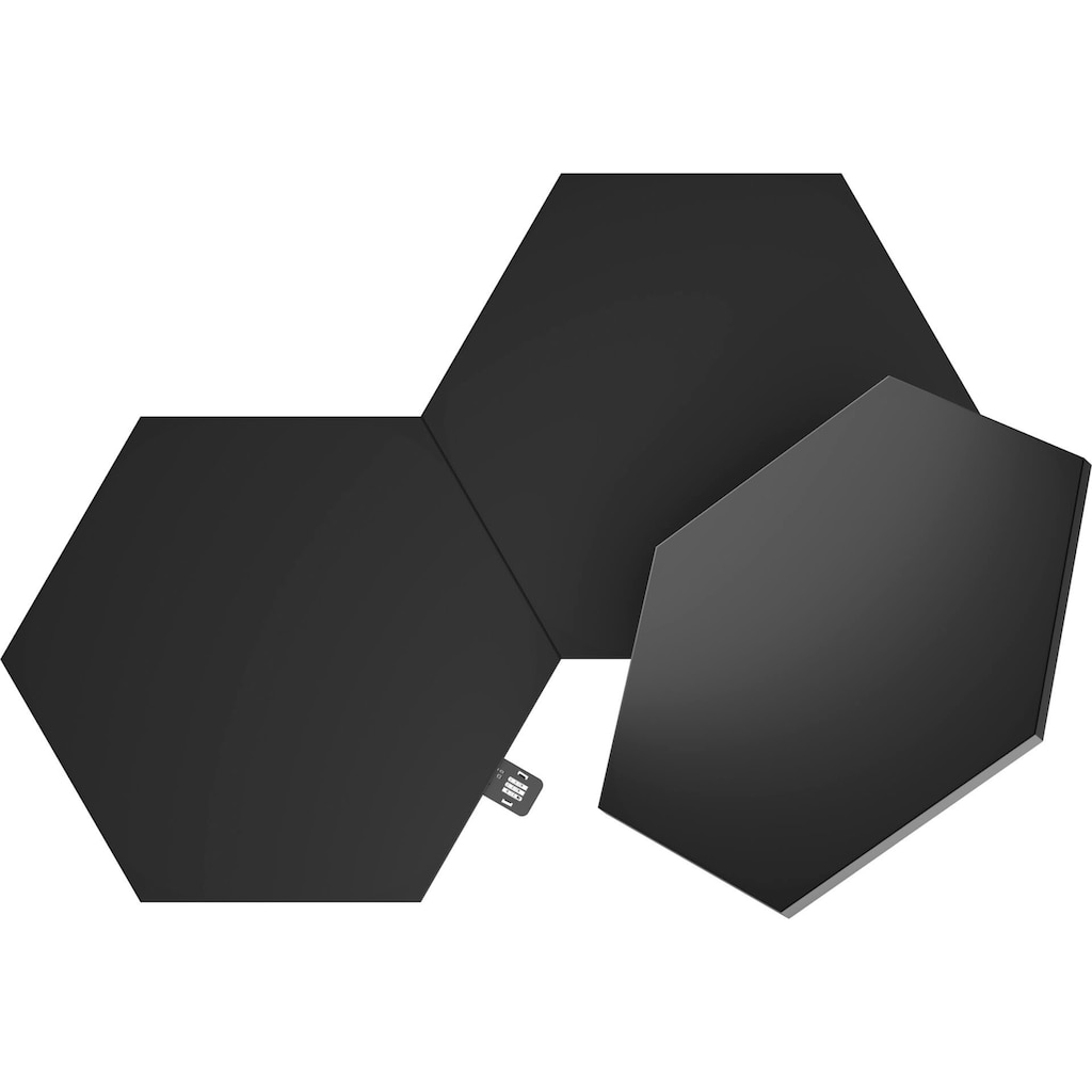 nanoleaf LED Dekolicht »Nanoleaf Shapes Ultra Black Hexagons Expansion Pack - 3PK«