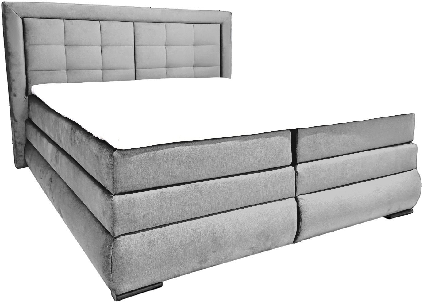 OTTO home "MIVVA mit Bettkasten, mit Taschenfederkernmatratze H3, H3/H4 mix, H4" mit Kaltschaum- oder Visco-Topper (bei H4), Komfortliegehöhe 67cm