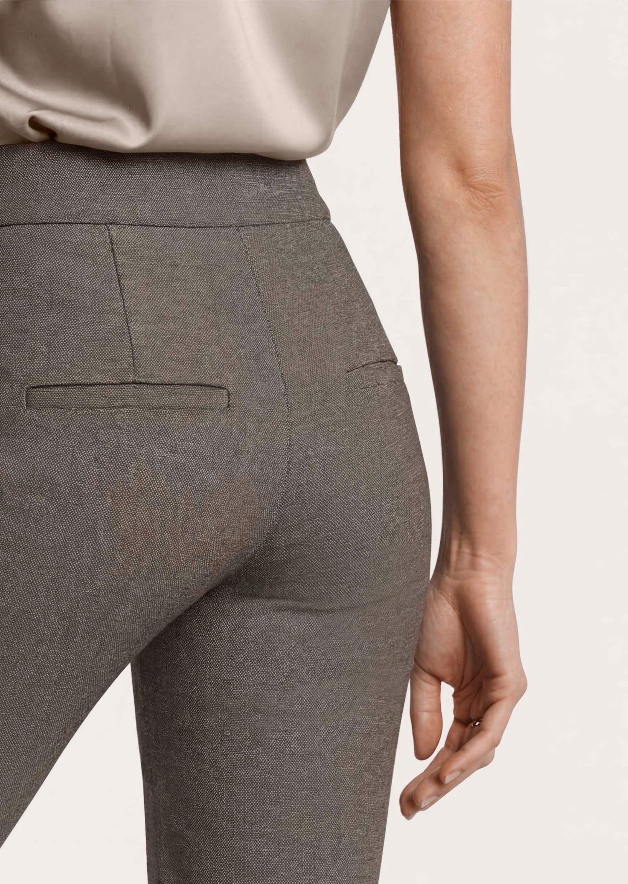 MADELEINE Jerseyhose »Hose Bootcut-Jerseyhose mit Glanzeffekt«