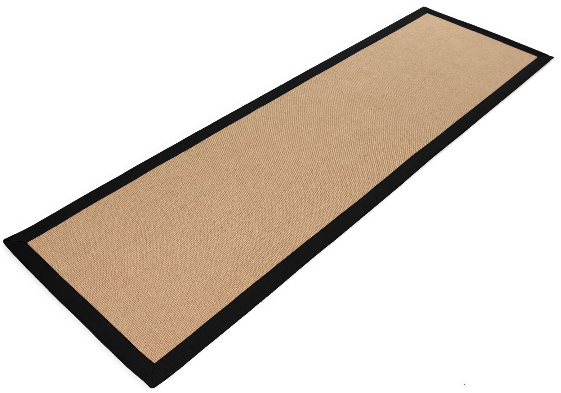 carpetfine Läufer »Sisal«, rechteckig, 5 mm Höhe, mit farbiger Bordüre, Anti Rutsch Rückseite