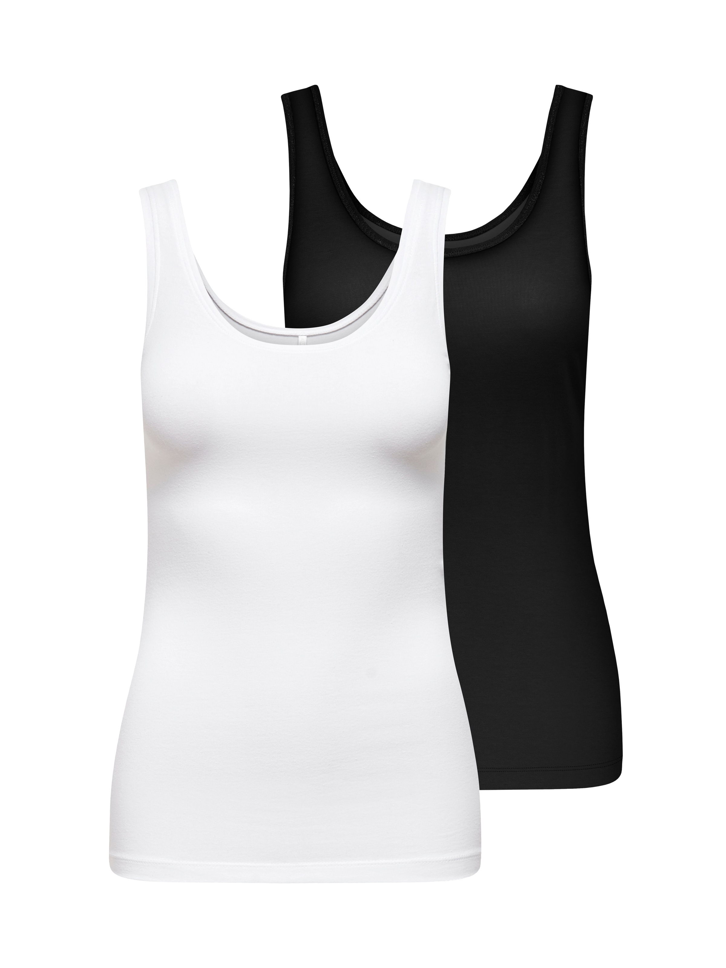 ONLY Tanktop "ONLLIVE LOVE S/L TANK TOP 2-PACK CS JRS" Packung, 2er-Pack, 2 günstig online kaufen