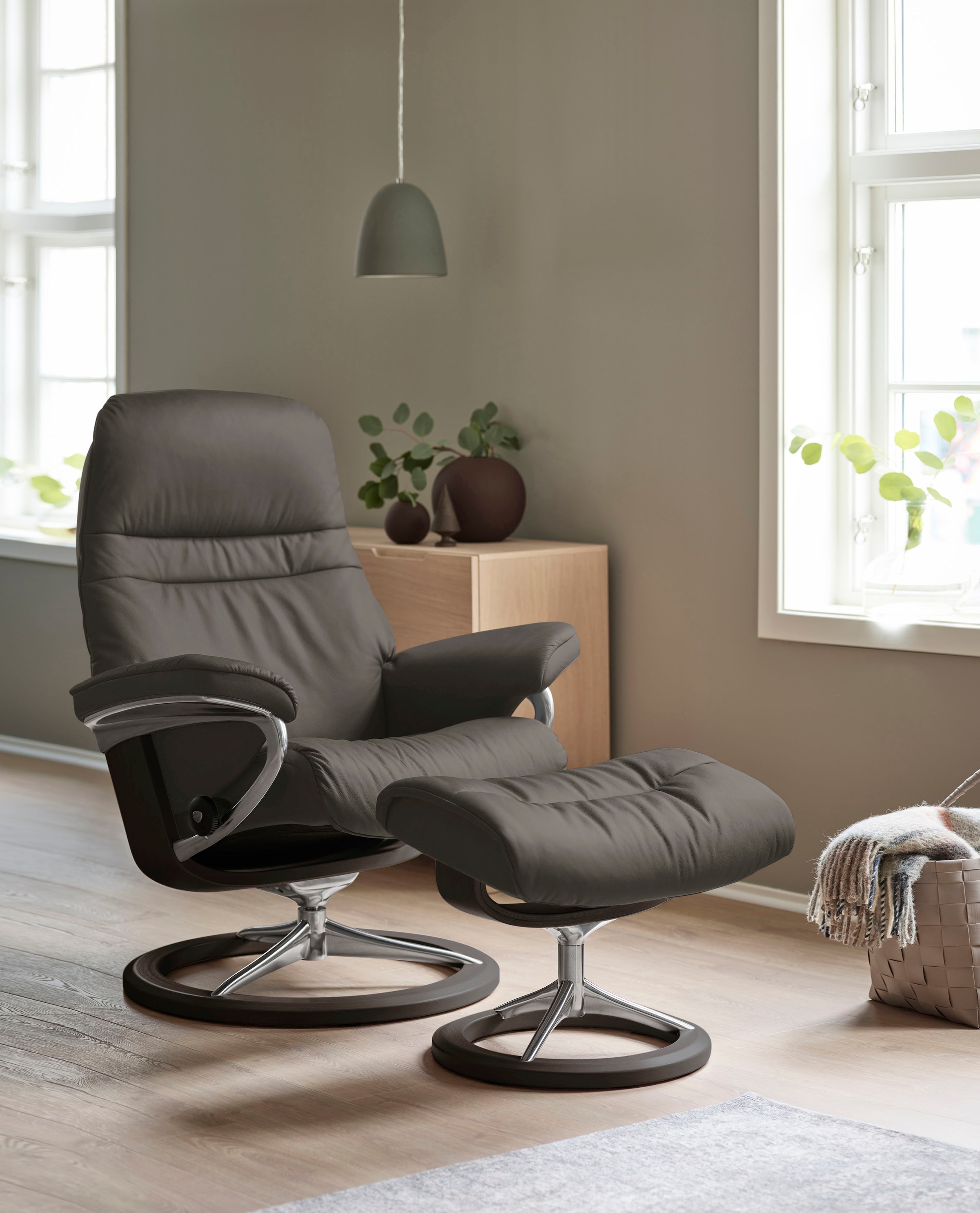 Stressless® Fußhocker »Sunrise«, mit Signature Base, Gestell Wenge