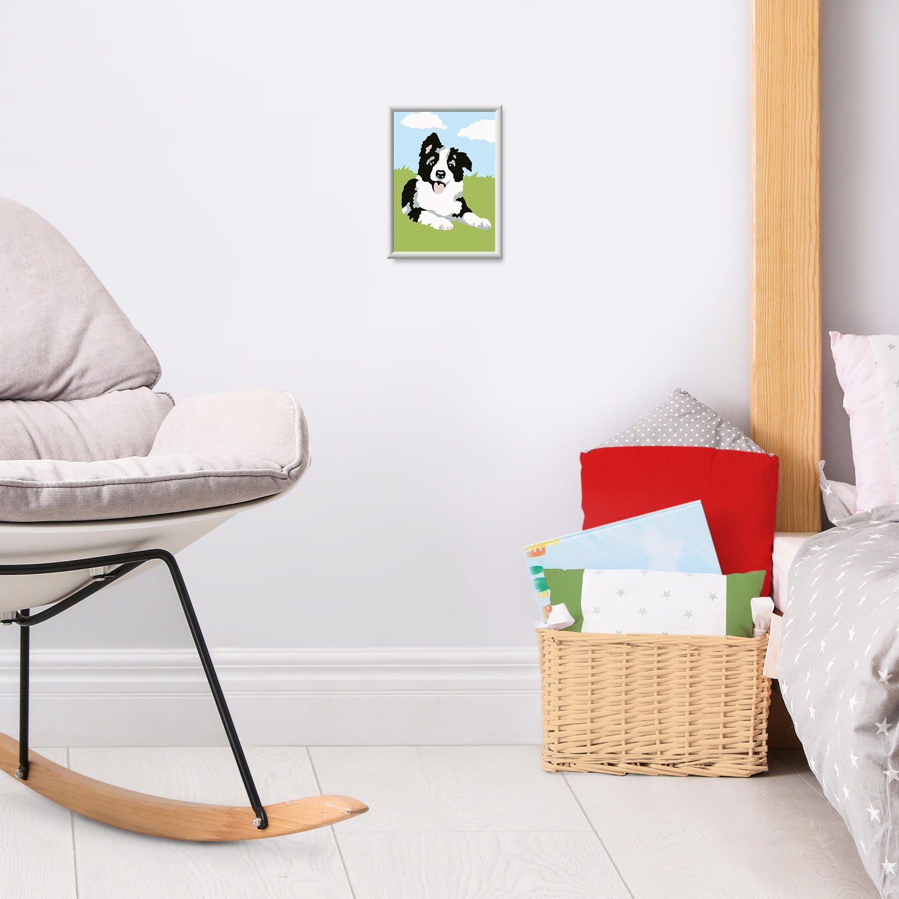 Ravensburger Malen nach Zahlen »CreArt, Border Collie Welpe«, Made in Europe