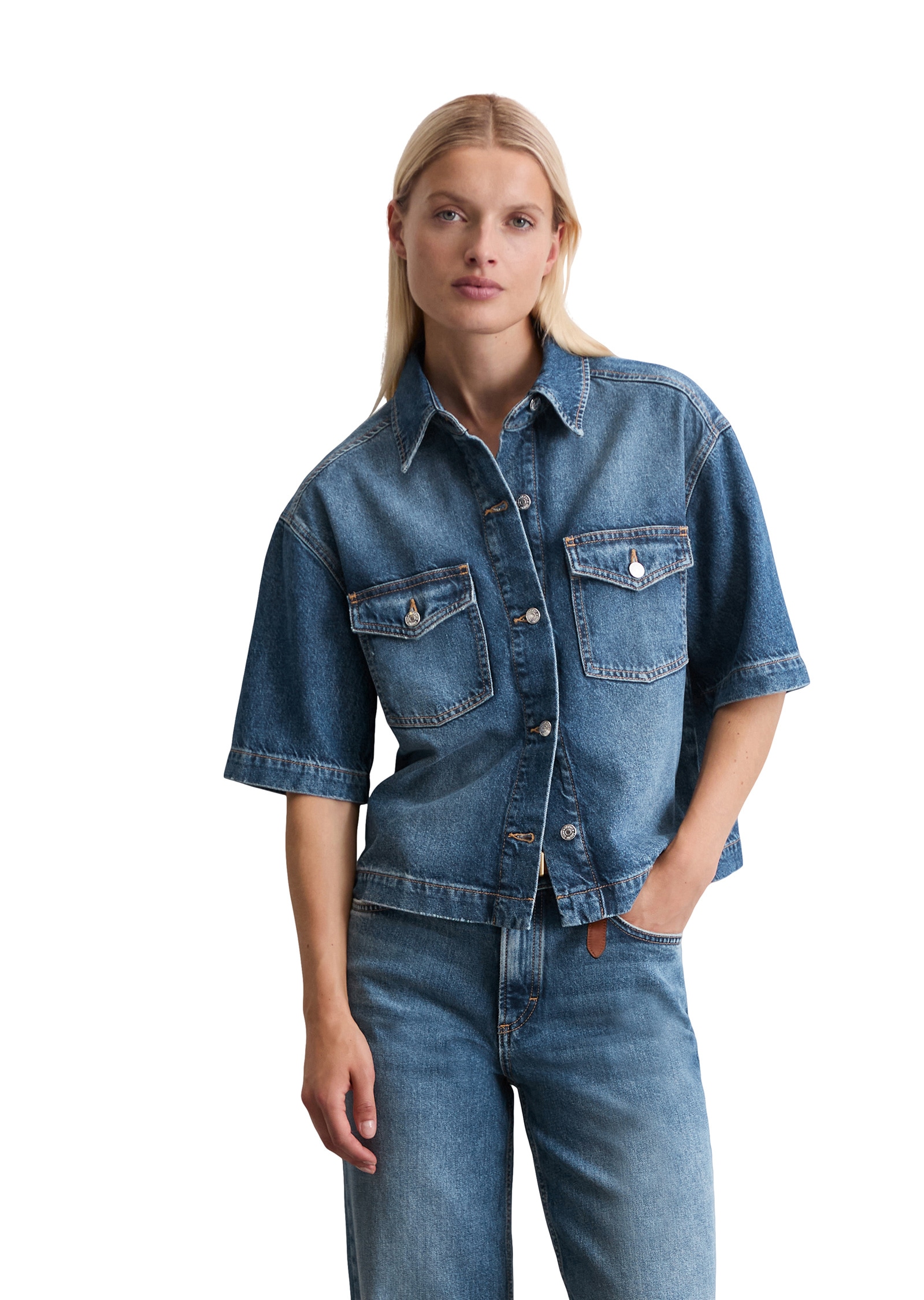 Marc OPolo Jeansbluse "aus TENCEL™ Lyocell" günstig online kaufen