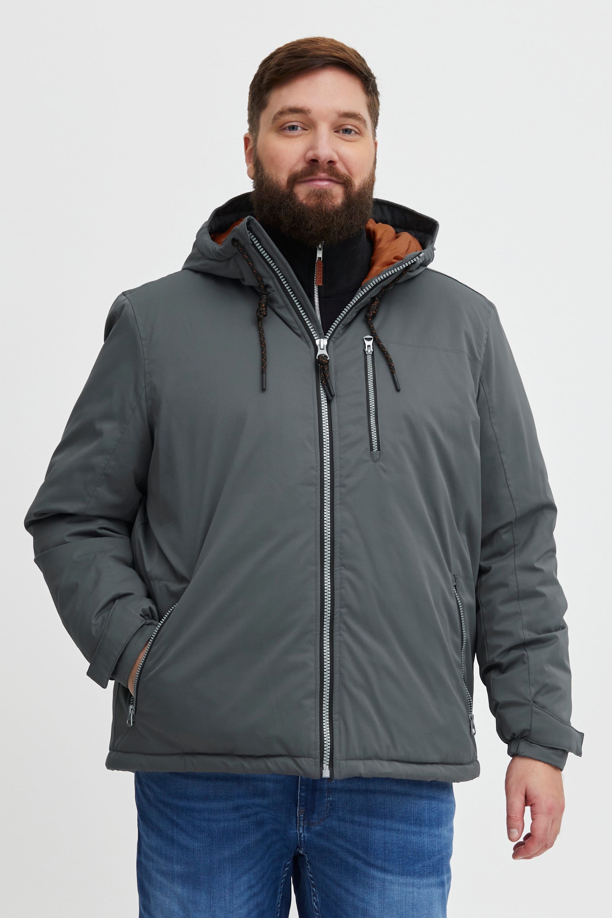 Blend Kurzjacke "BHLeto Big & Tall" mit Kapuze Klassische Übergangsjacke in günstig online kaufen