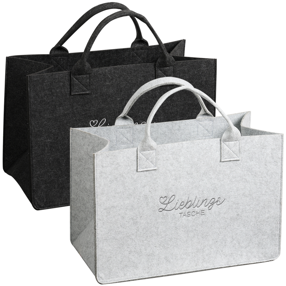 KESPER Henkeltasche "Aufbewahrungstaschen „Lieblingstasche“ im 2-er Set, in günstig online kaufen