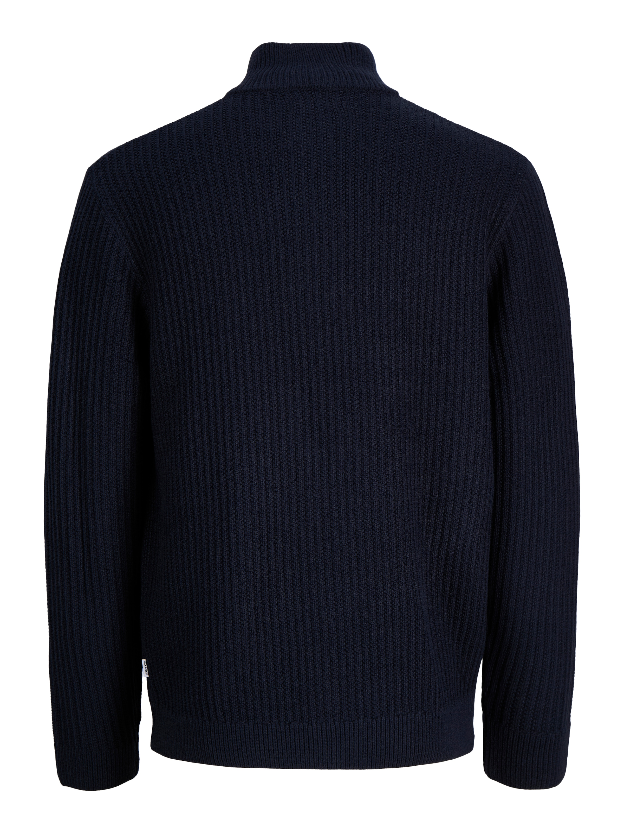 Jack & Jones Troyer »JJSAGE KNIT HALF ZIP« Materialmix, locker geschnitten