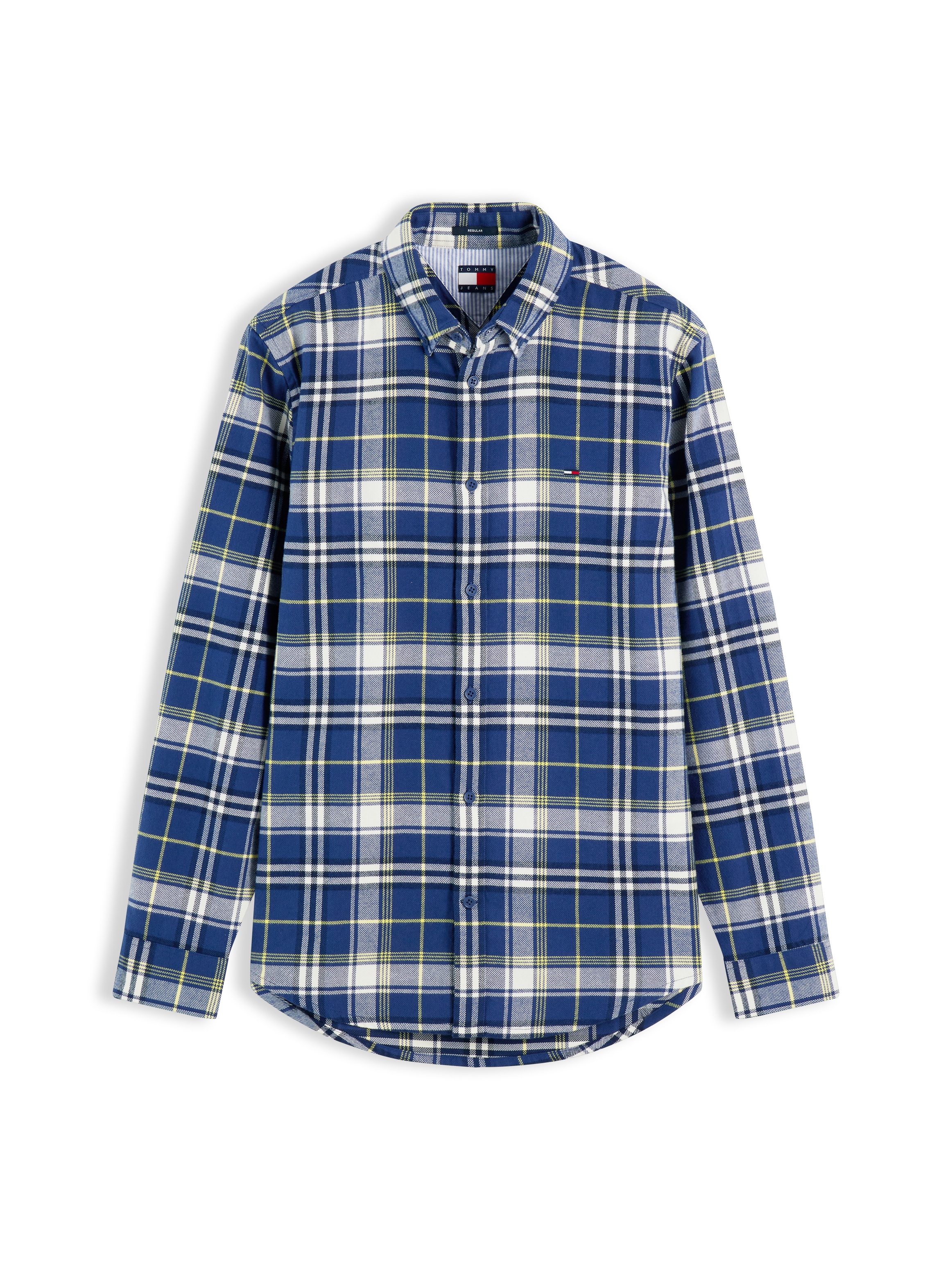 Tommy Jeans Flanellhemd »REGULAR FLANNEL CHECK SHIRT« Regular fit mit Karomuster