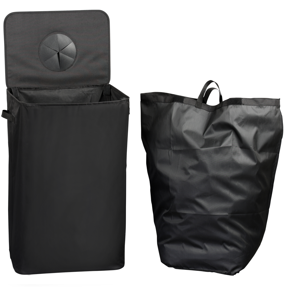 KESPER® Flaschensammler »Flaschenbox, schwarz« mit herausnehmbarer Innentasche, für 30x 1,5L Flaschen
