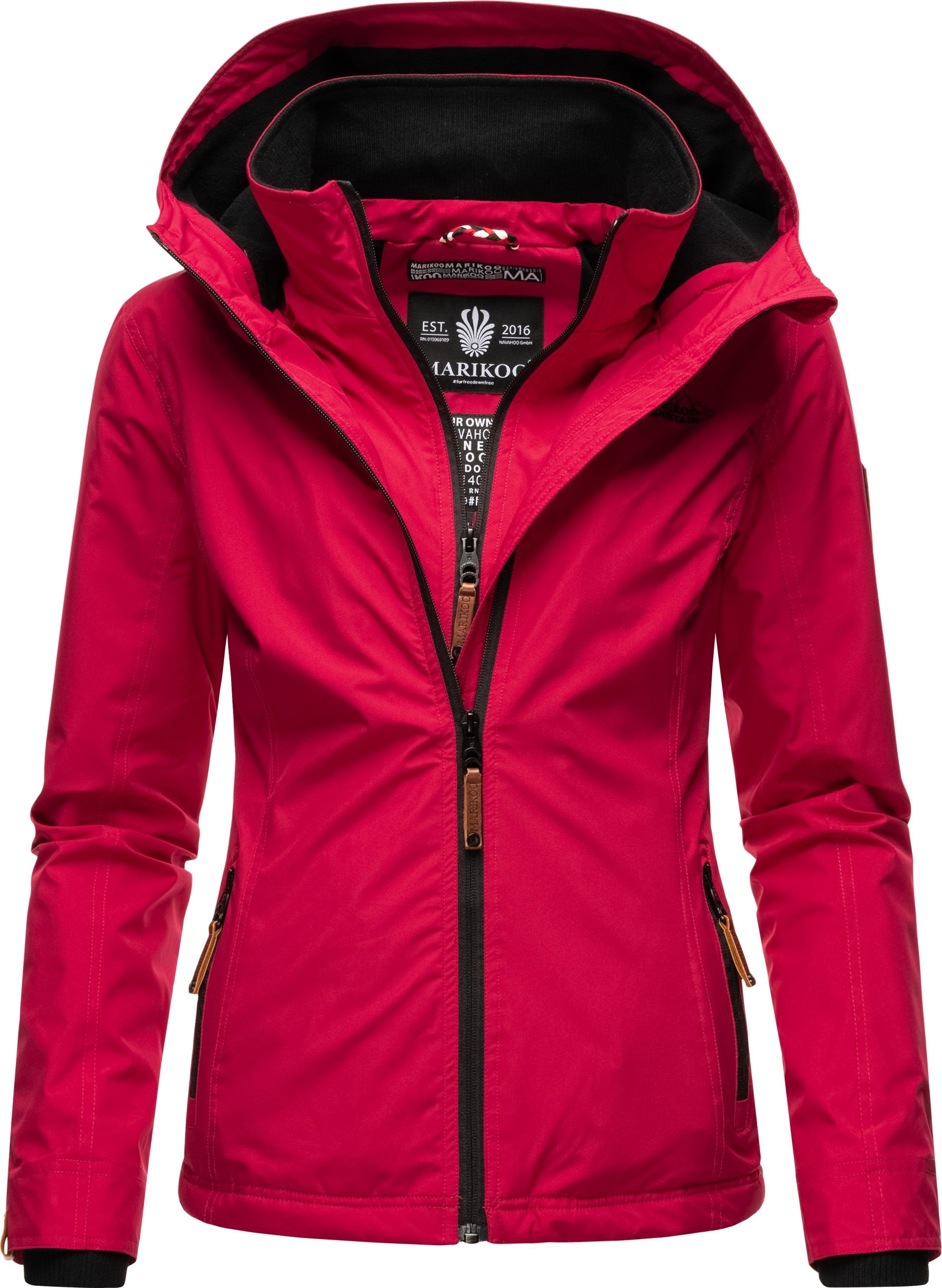 Marikoo Outdoorjacke "Erdbeere", mit Kapuze, sportliche Funktionsjacke mit Kapuze