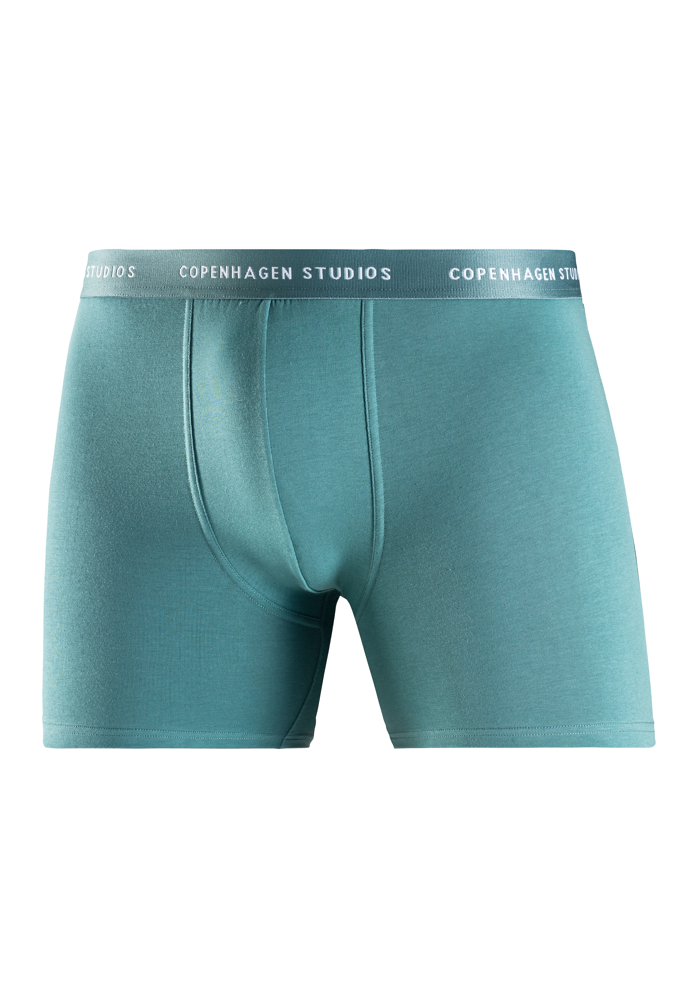 Copenhagen Studios Langer Boxer »Boxershorts für Herren«, (3 St.), mit längerem Bein und Logobund