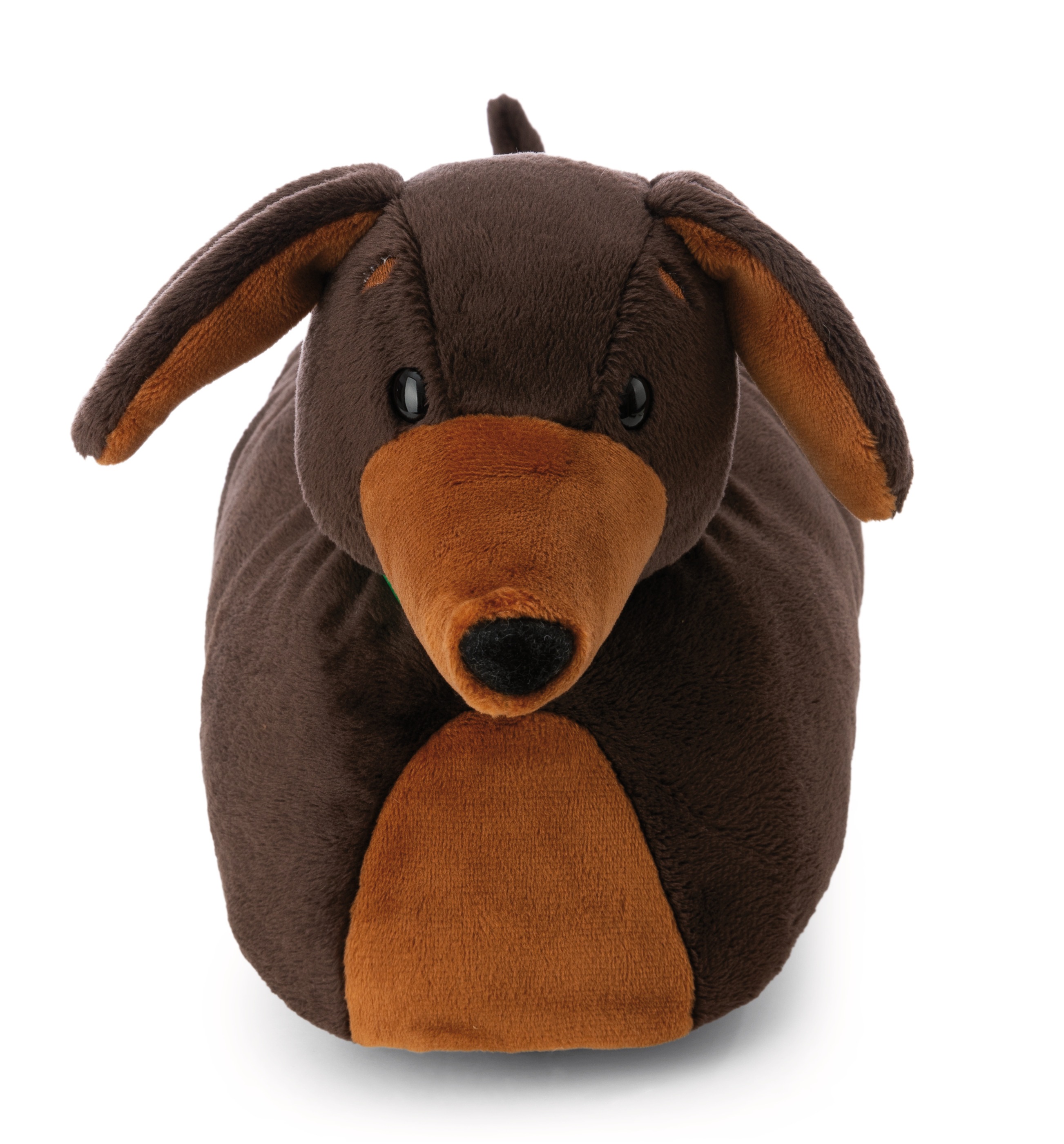 Thumbnail - Nici Plüsch Hausschuhe "Nici Green Dackel" Motiv Hausschuh für Liebhaber