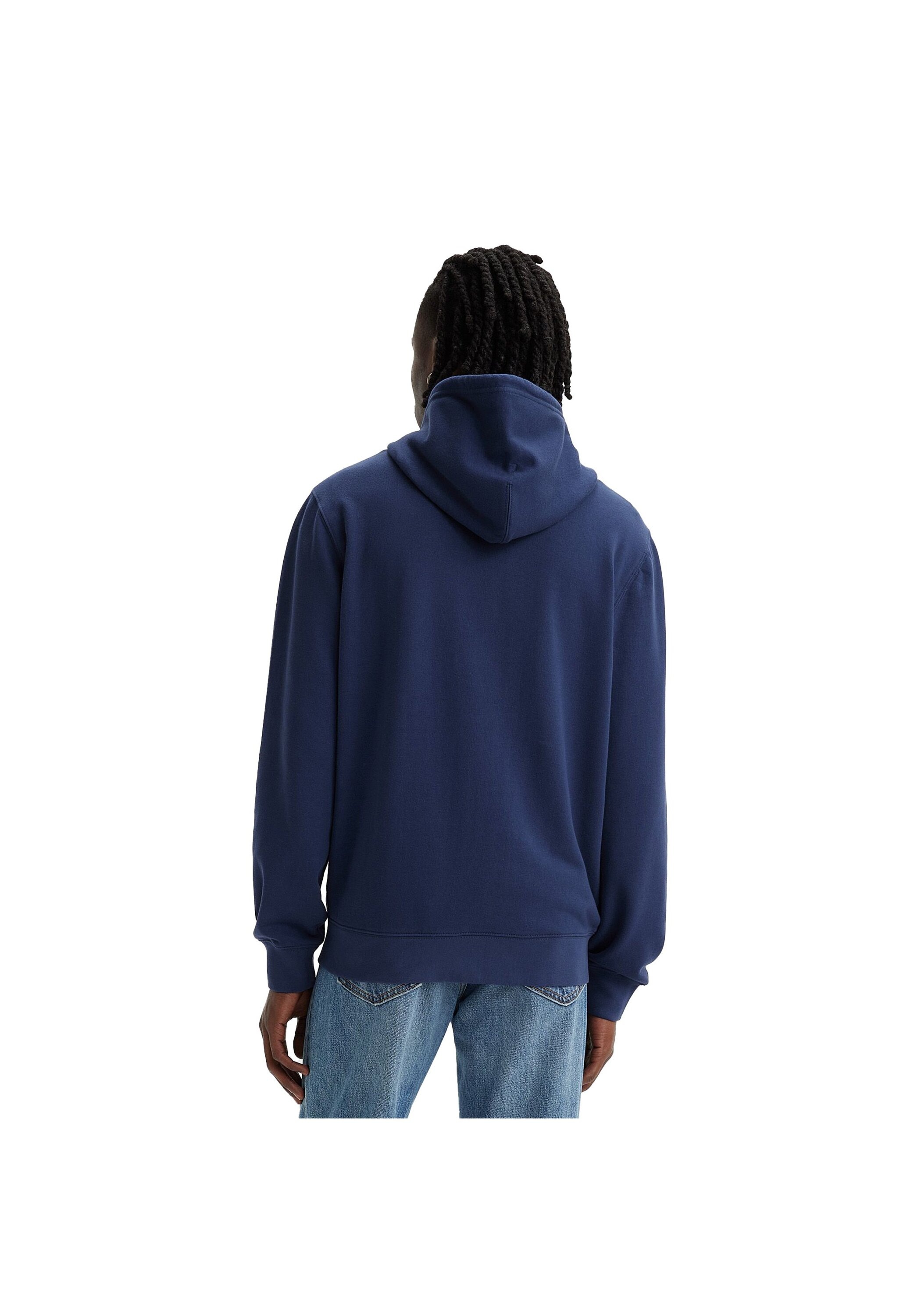 Levi's New Original Up Blues Zip Hoodie Blue M Men 3