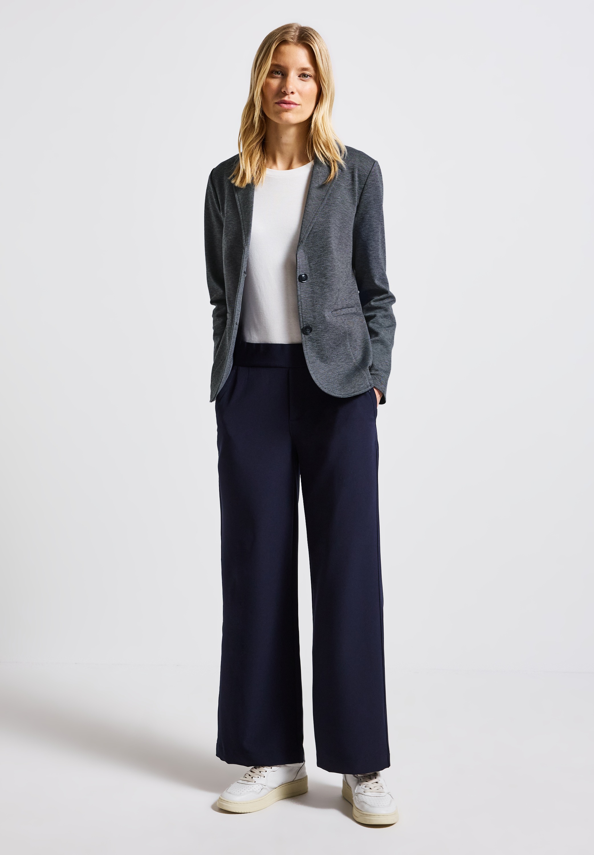 Thumbnail - STREET ONE Kurzblazer aus elastischem Materialmix