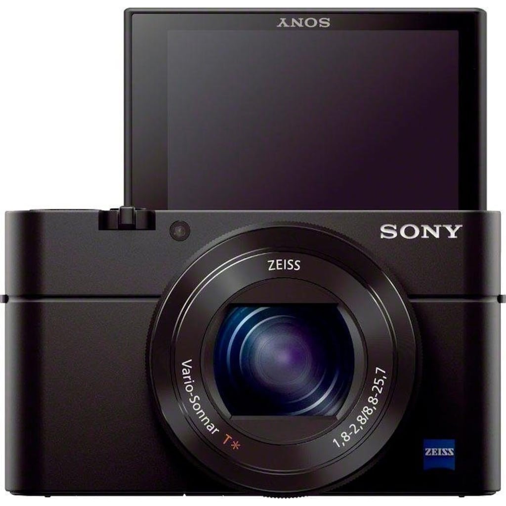 Sony Systemkamera »DSC-RX100 III G«, 24-70mm Carl Zeiss Vario Sonnar T* Objektiv (F1.8-F2.8), 20,1 MP, 2,9 fachx opt. Zoom, NFC-WLAN (Wi-Fi)