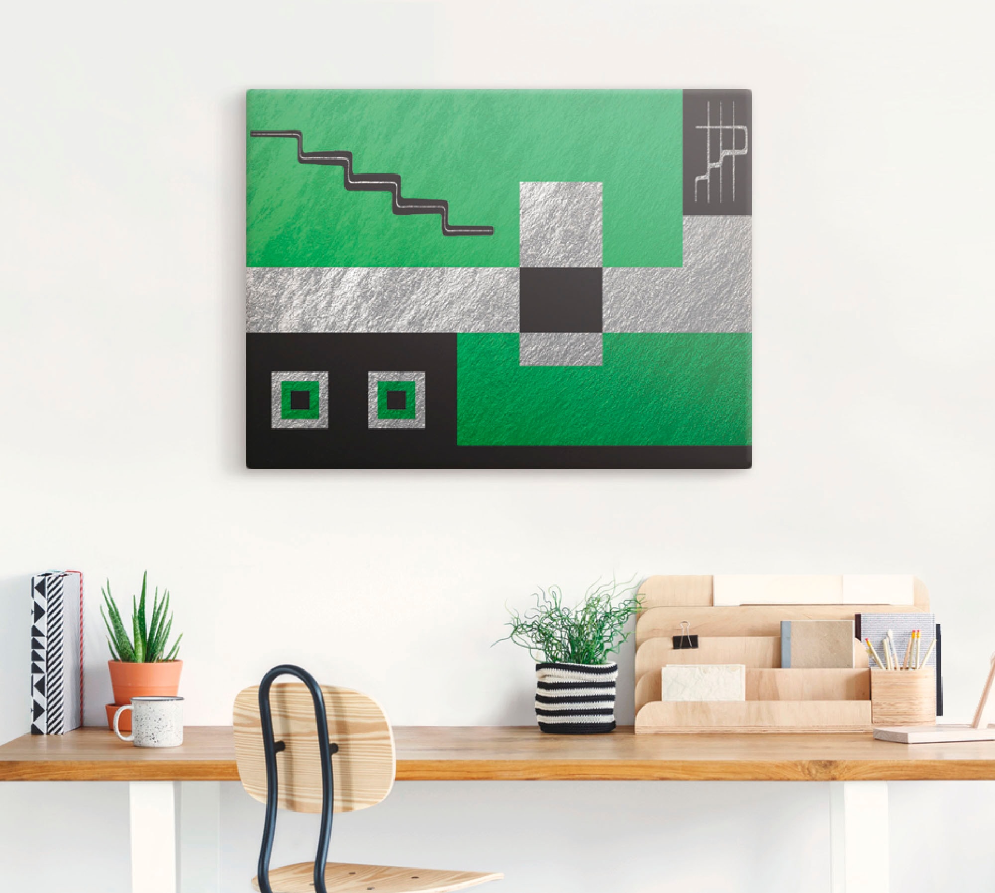 Artland Leinwandbild »Modern I«, Muster, (1 St.), auf Keilrahmen gespannt