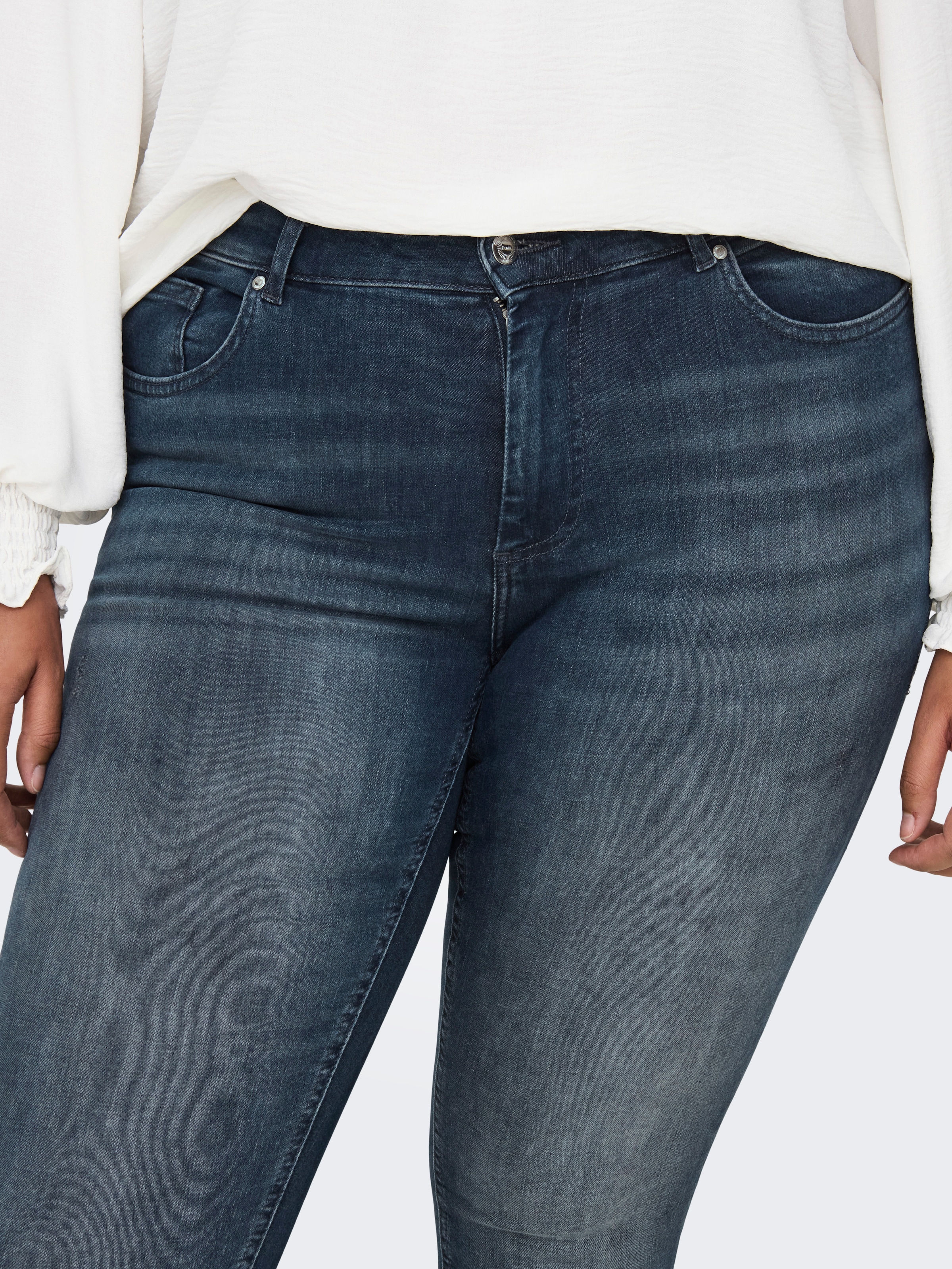 ONLY CARMAKOMA Skinny-fit-Jeans »CARWILLY REG SK ANK RW REA422 NOOS«