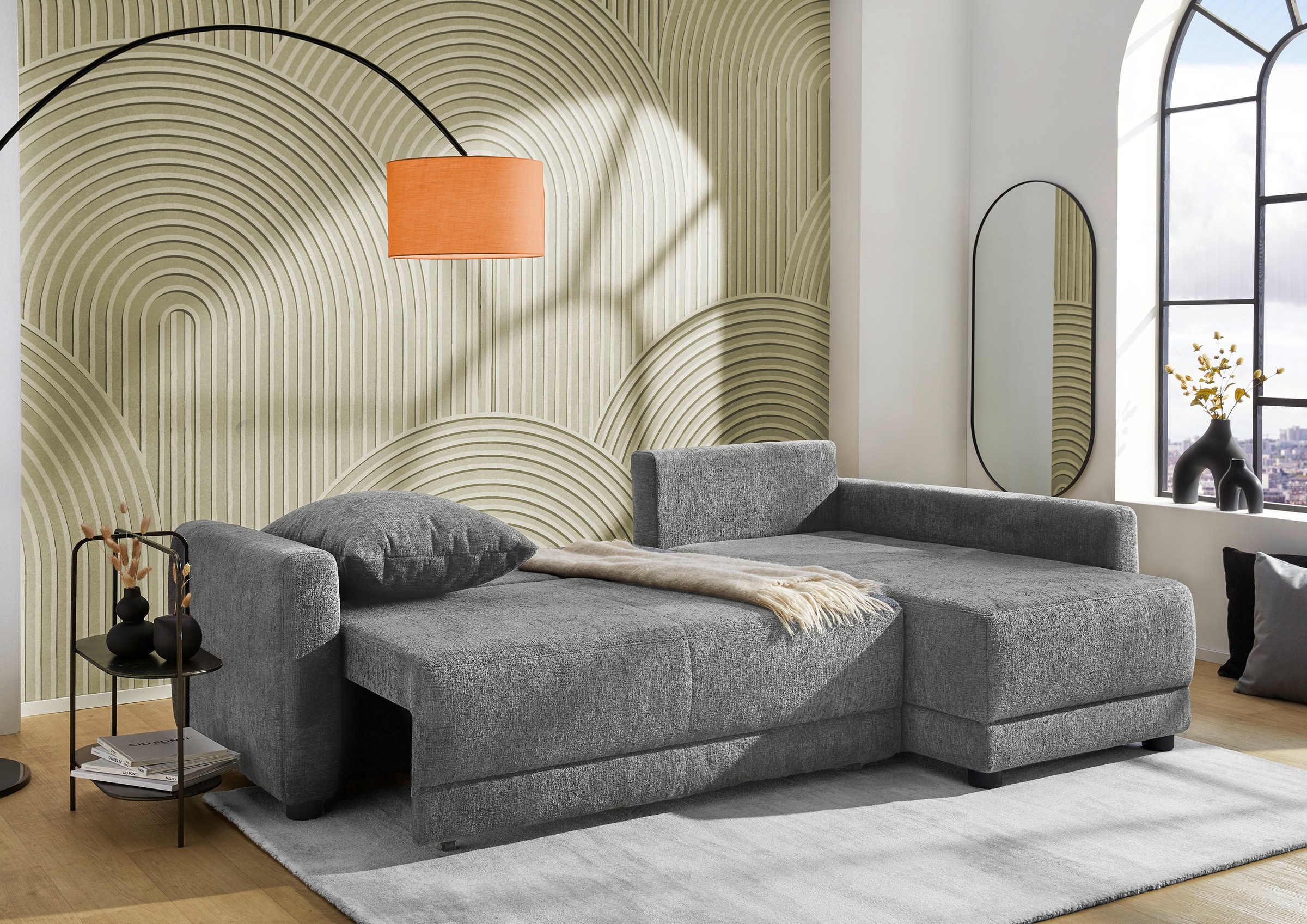 Jockenhöfer Gruppe Ecksofa "Venezia, inklusive Bettfunktion und Bettkasten" günstig online kaufen